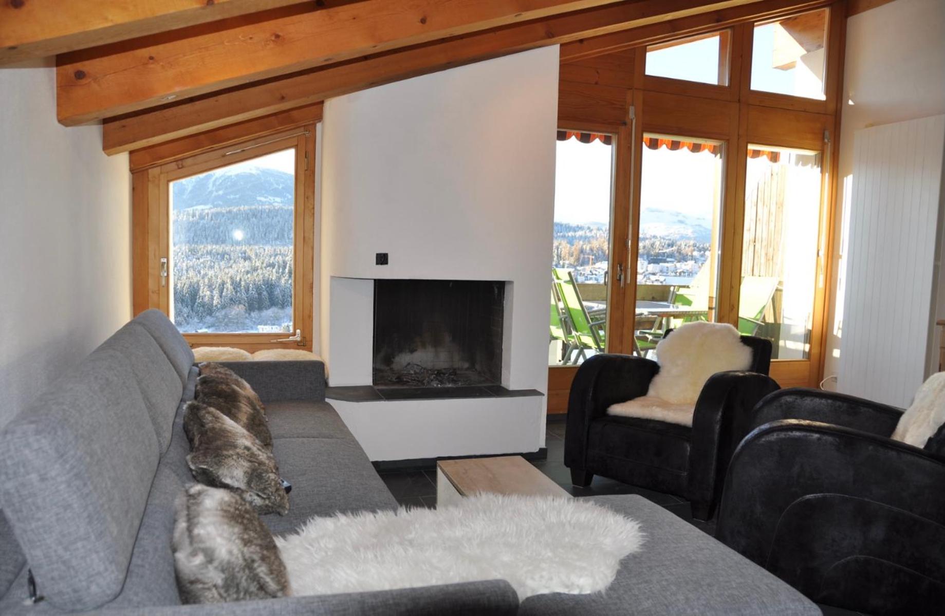 Crap da Flem - 3.5 Zimmer Ferienwohnung am Sonnenhang von Flims