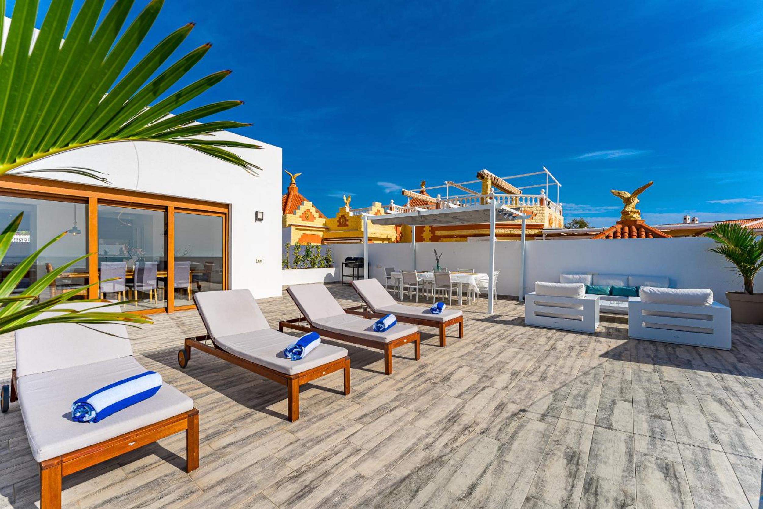 Fabulous contemporary 5 bedroom villa with private heated pool, sleeps max 13 view 3