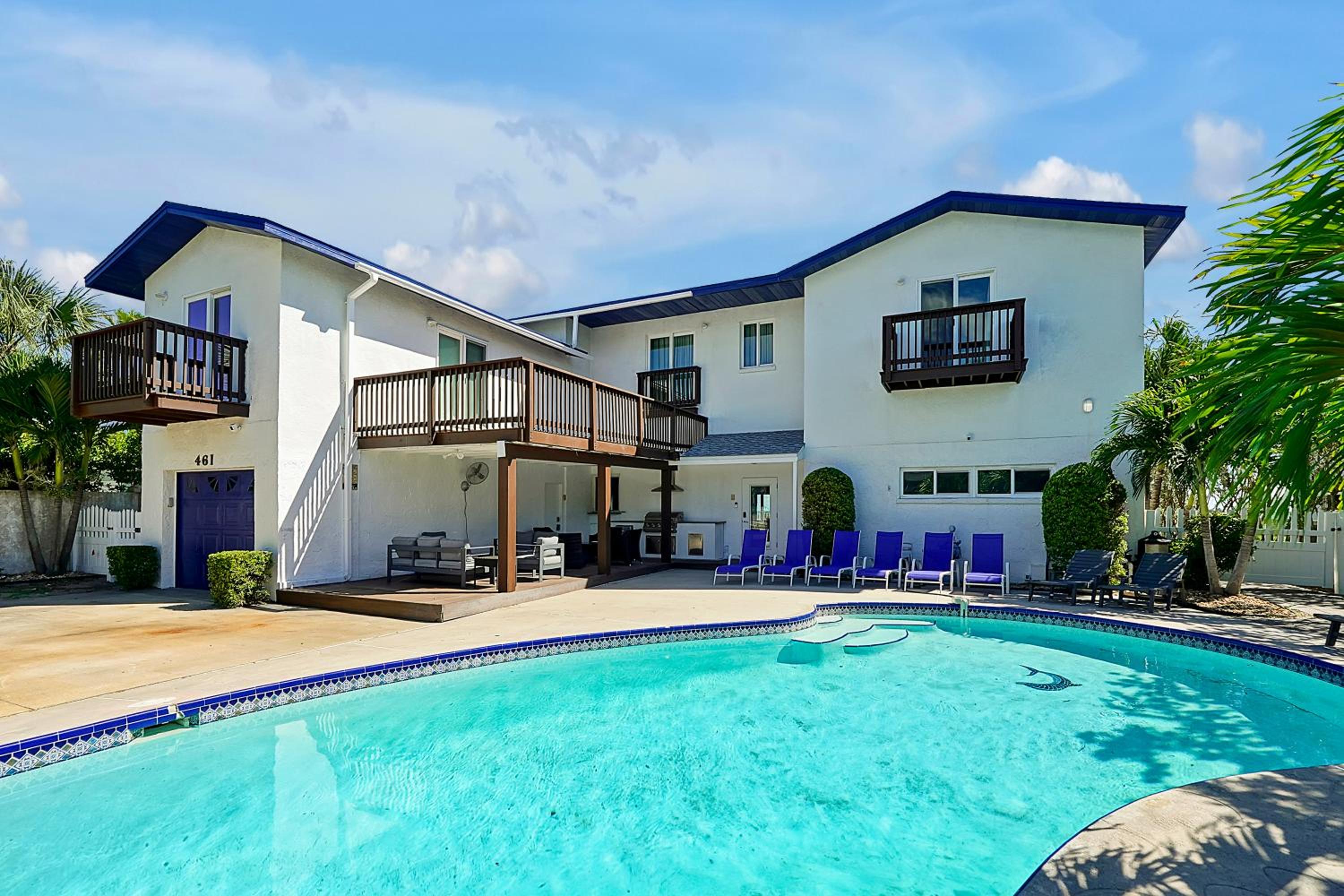 Direct Beachfront Villa with Private Mini-Golf, Fire & SpaceX Launch Views view 3