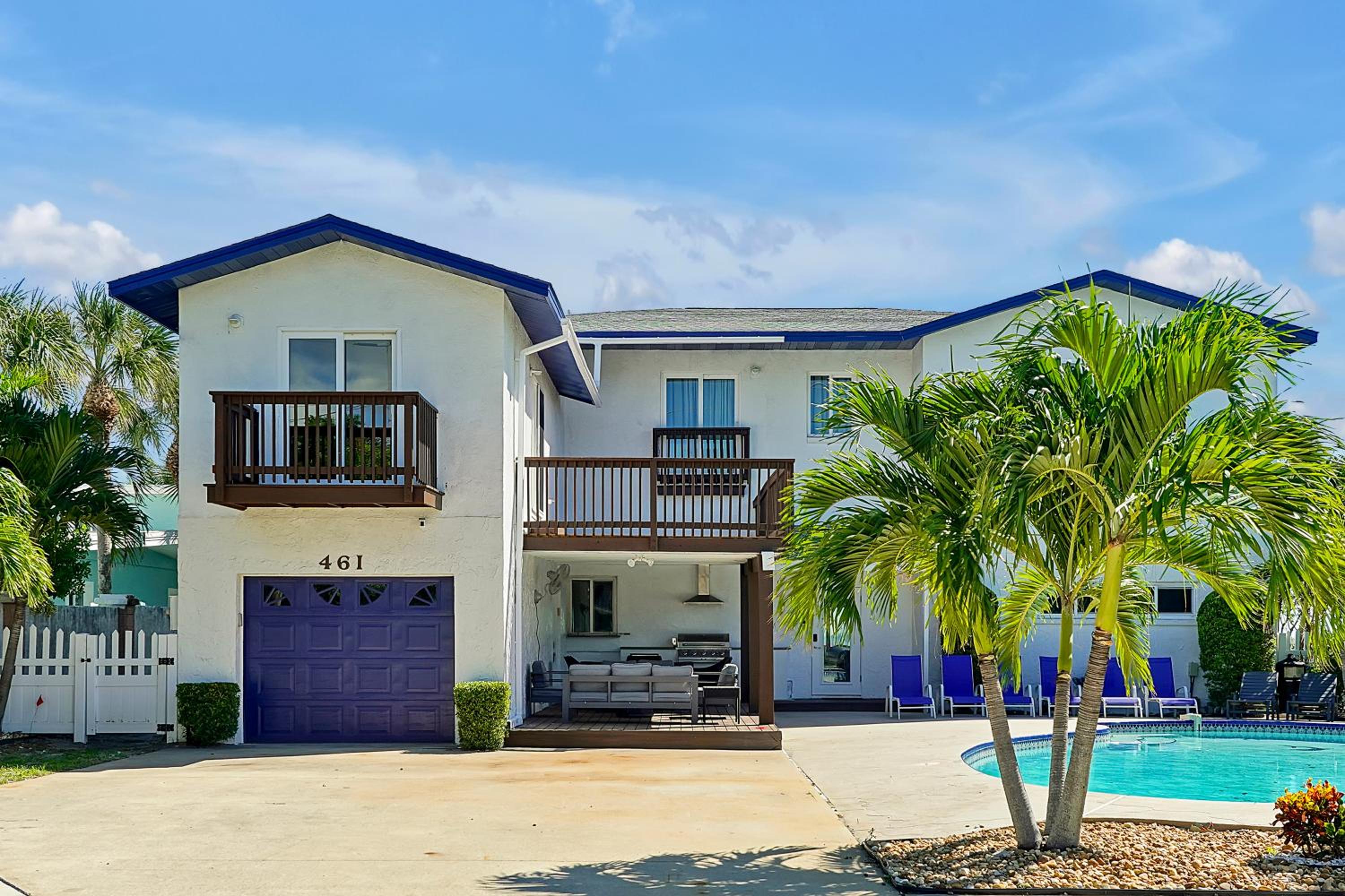 Direct Beachfront Villa with Private Mini-Golf, Fire & SpaceX Launch Views view 2
