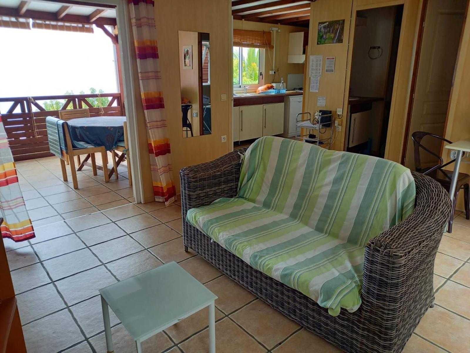 Chalet Filaos, vue sur mer et couchers de soleil, proche de Saint-Leu view 2