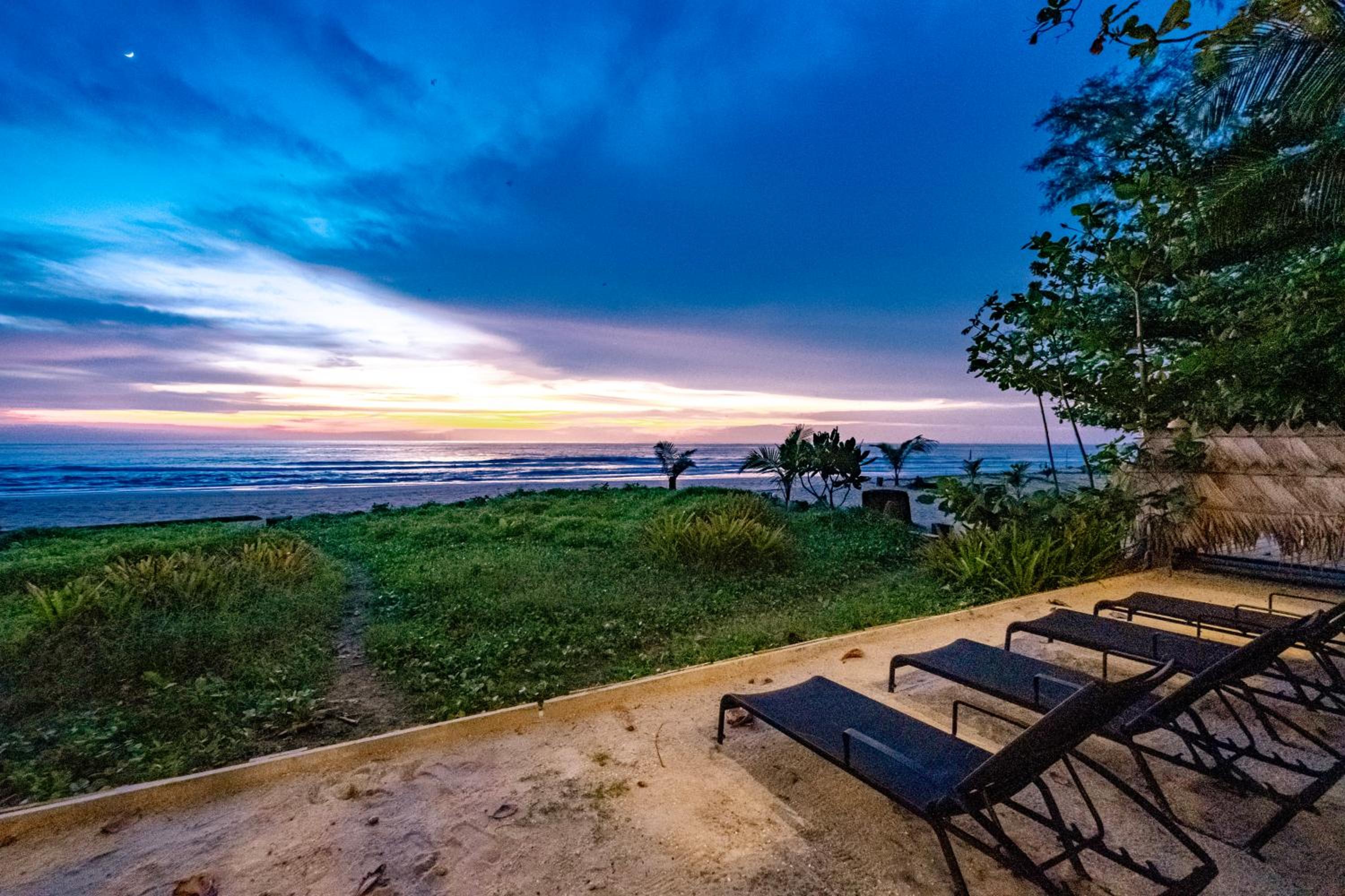 outdoor BBQ area