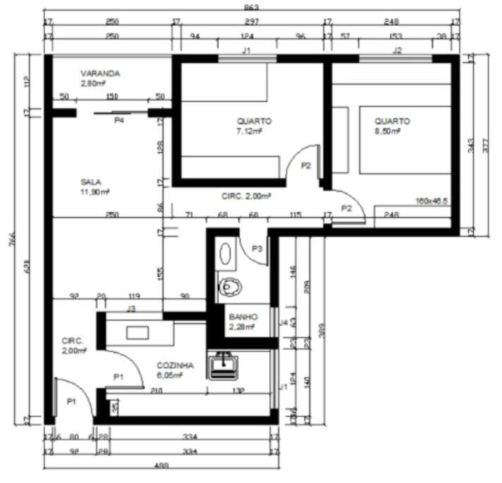 Apartamento aconchegante e bem localizado