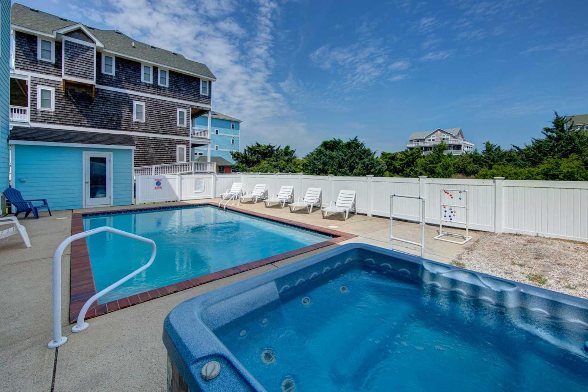 Hotter Otter-6 beds-private pool-kid/pet friendly-walk to beach! view 2