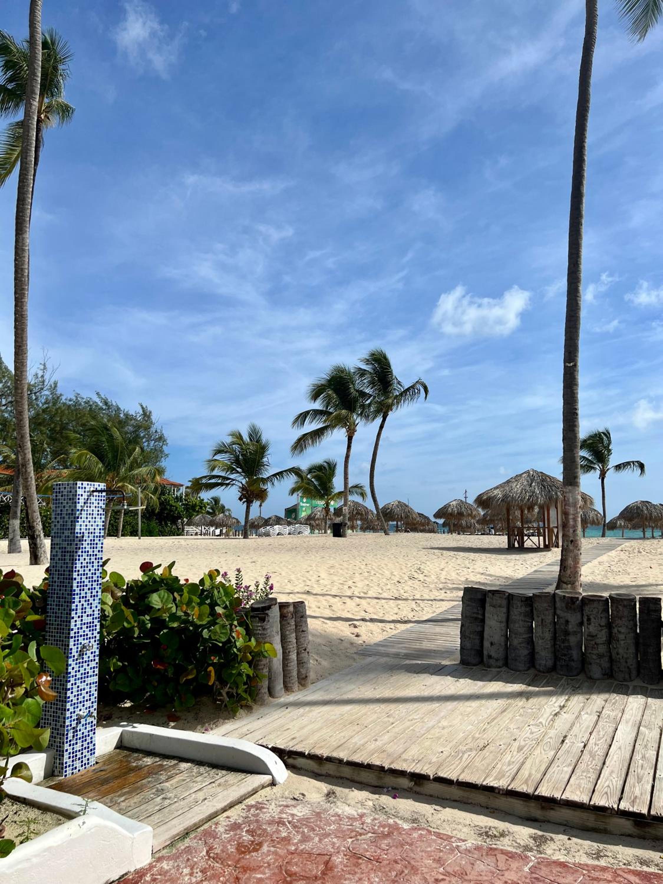 Fully renovated Beachfront 1BR Condo in the gated Stanza Mare community with a private beach, pool, onsite restaurant and modern amenities such as refriger view 5