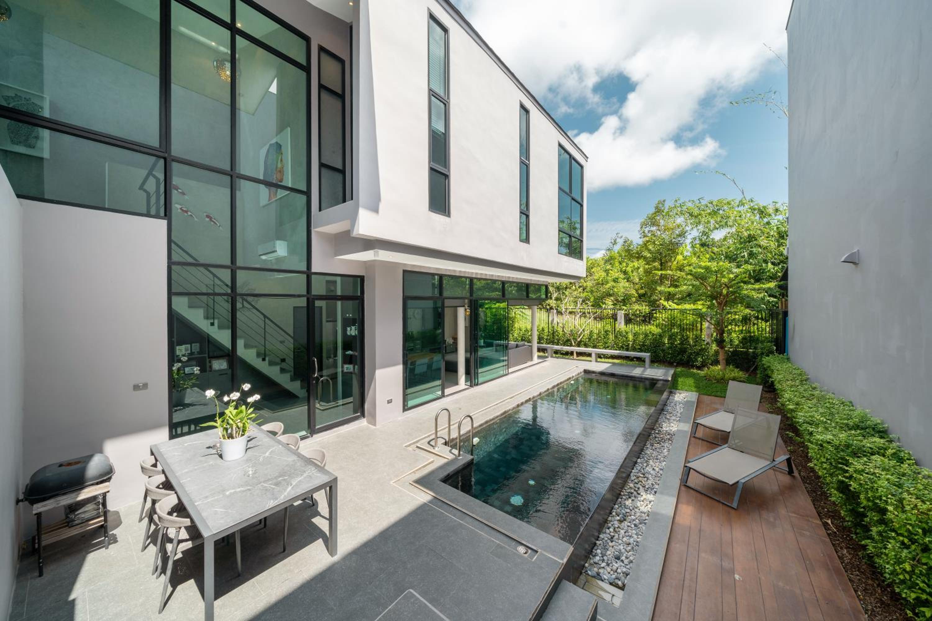 Villa Lami - Luxury 3-Bedroom Modern Villa in Phuket with Private Pool, Gym & Sauna view 3