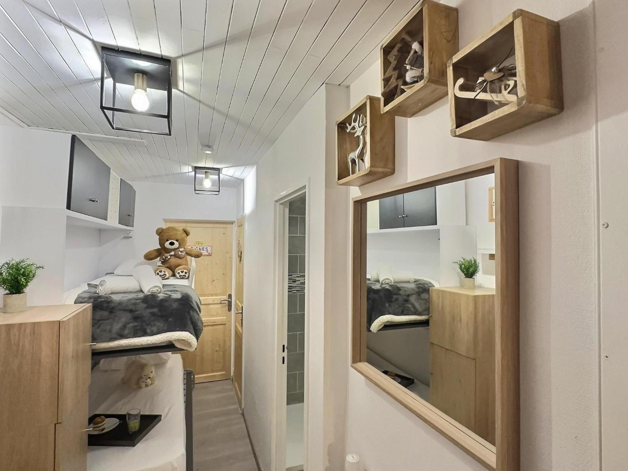 Appartement Tignes 2100 - 4-6 personnes - 1 chambre - 4 lits - Wifi haut débit - Parking couvert inclus