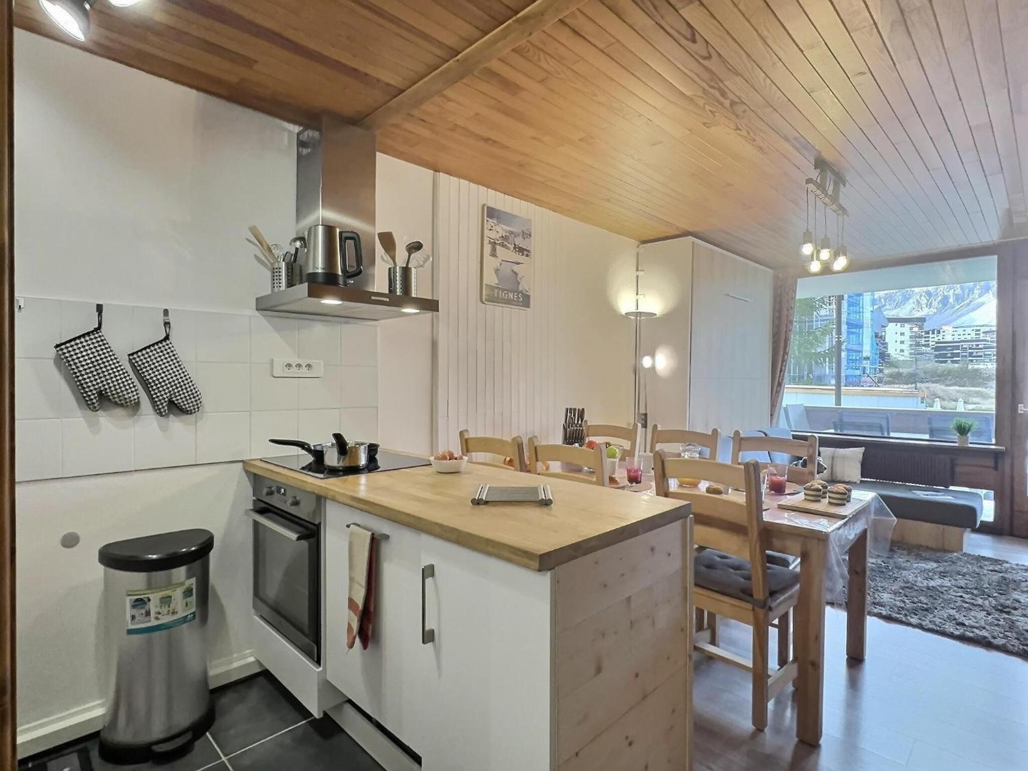 Appartement Tignes 2100 - 4-6 personnes - 1 chambre - 4 lits - Wifi haut débit - Parking couvert inclus
