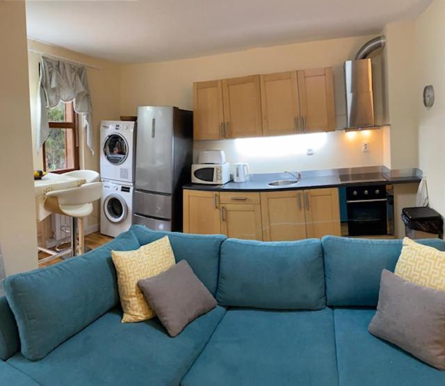 Ski to door at Mountain View 1BR condo Bansko