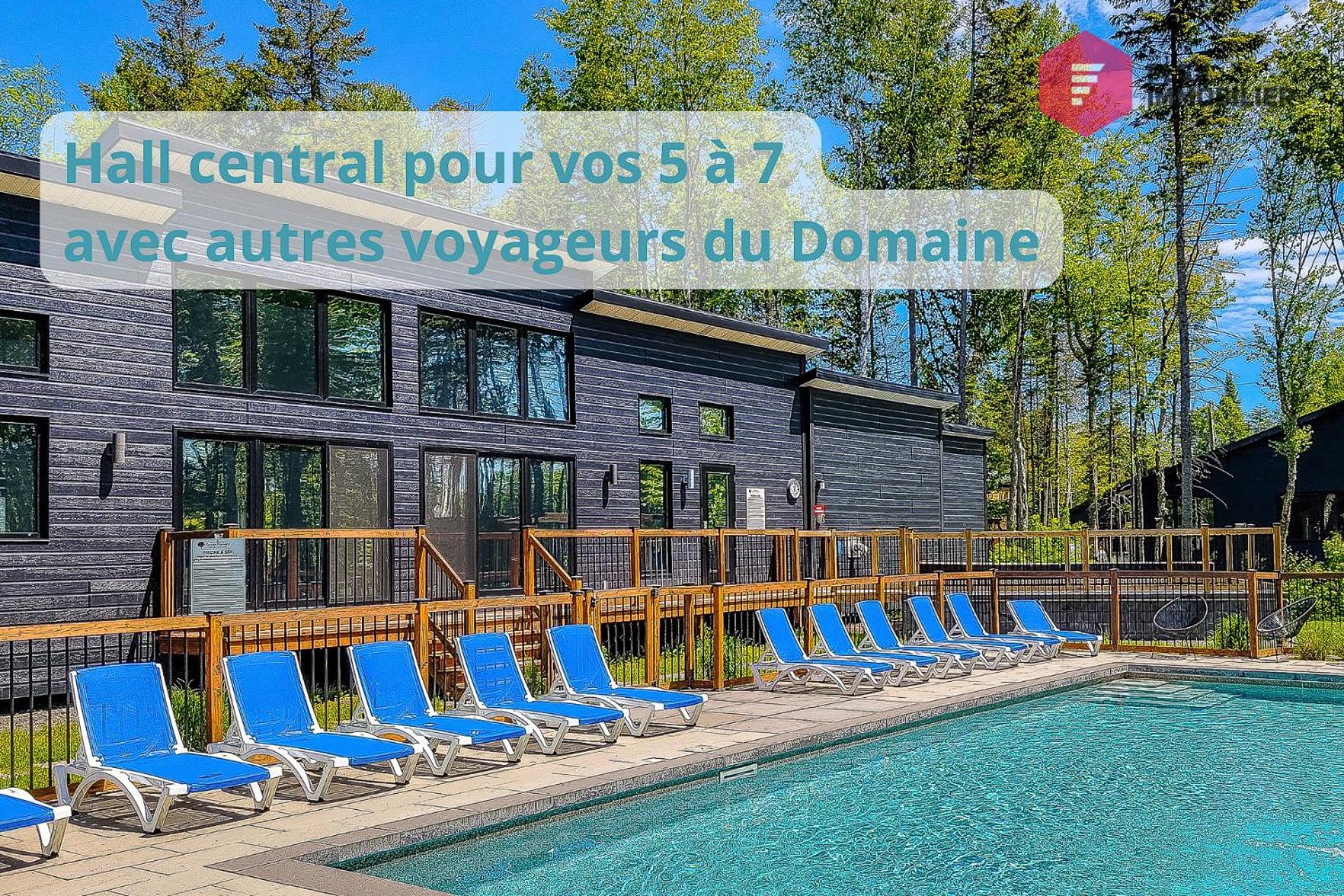 Le Palmier de Portneuf - SPA privé, Piscine, Sauna et Billards