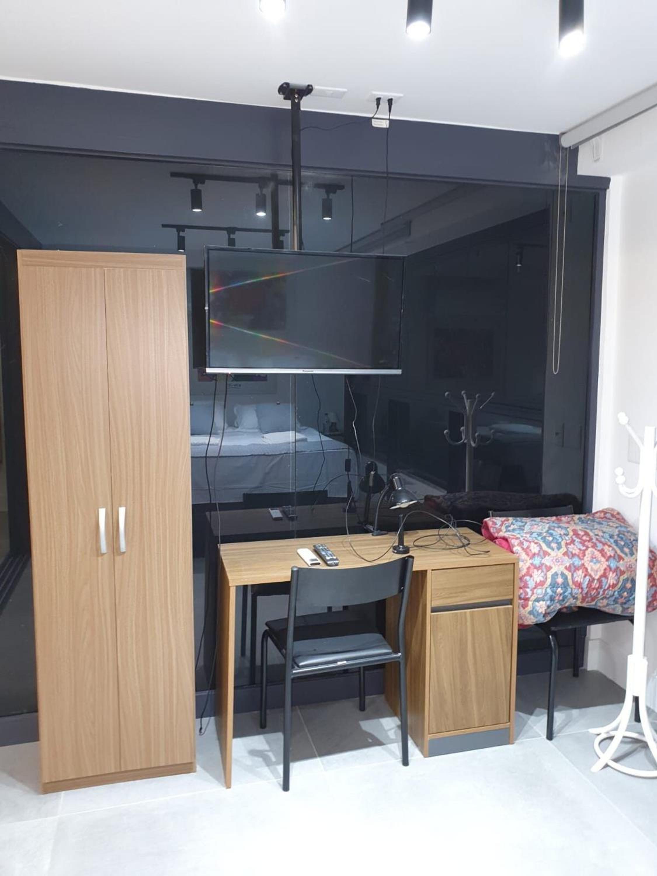 Flat Av. Atlantica em frente ao mar, estrutura total