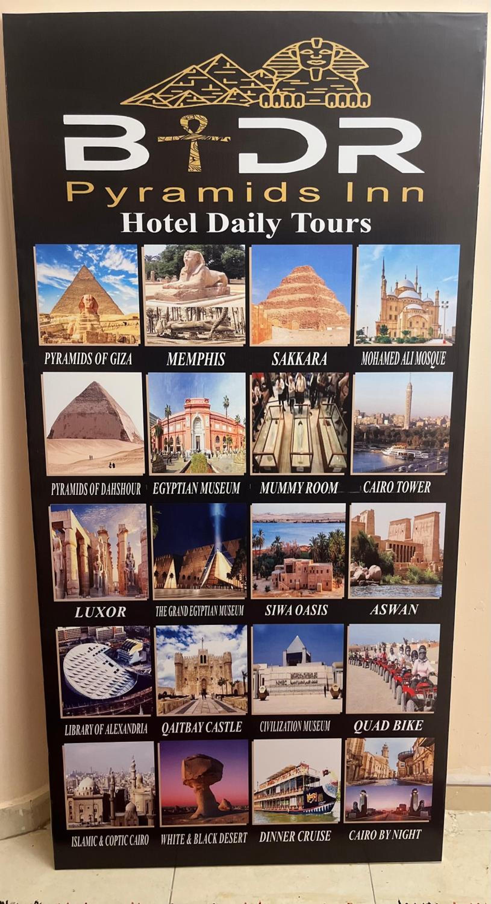 Badr pyramids view