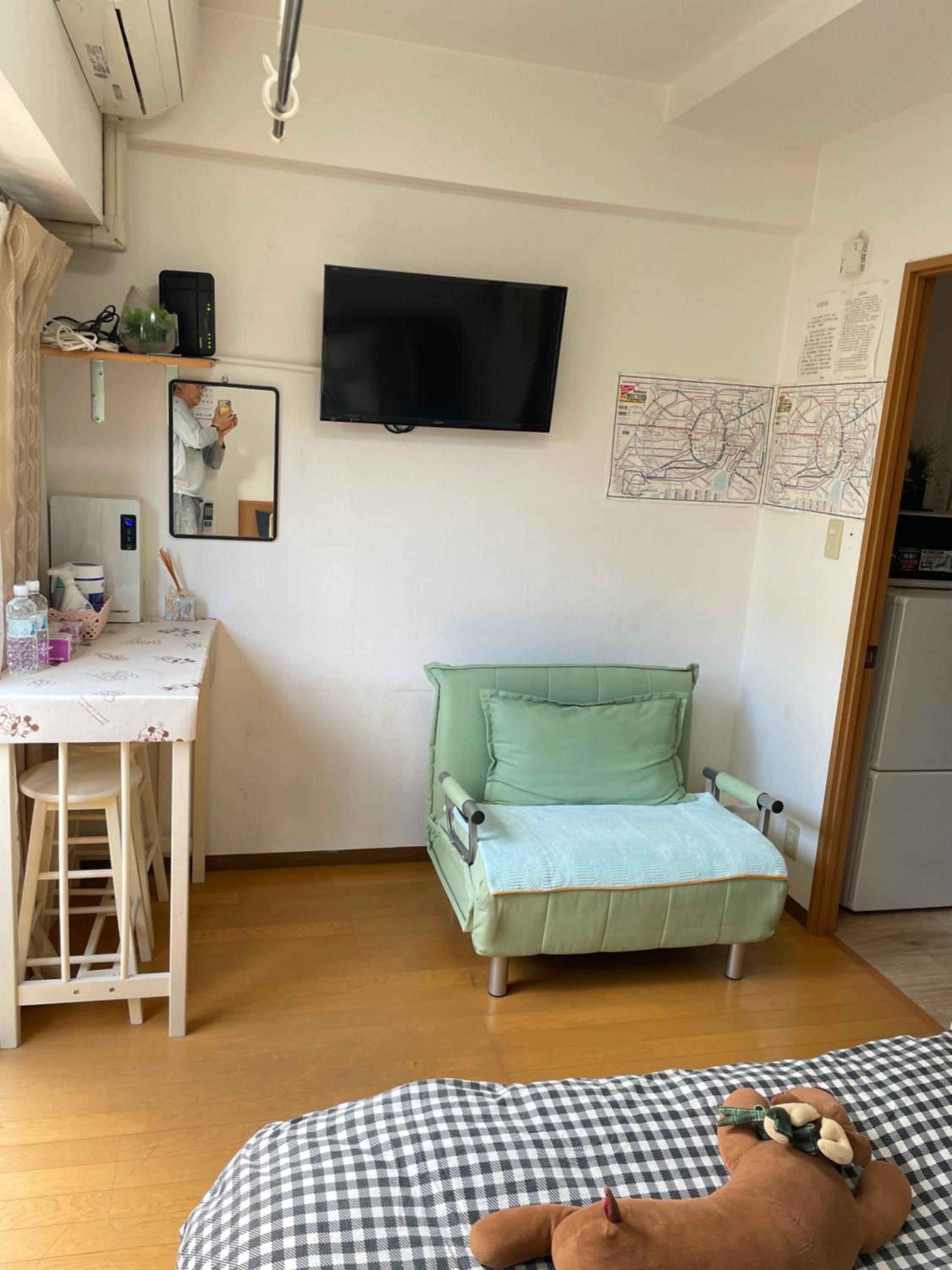 桜の宿28 square meter king size bed with sofa bed, garden room102