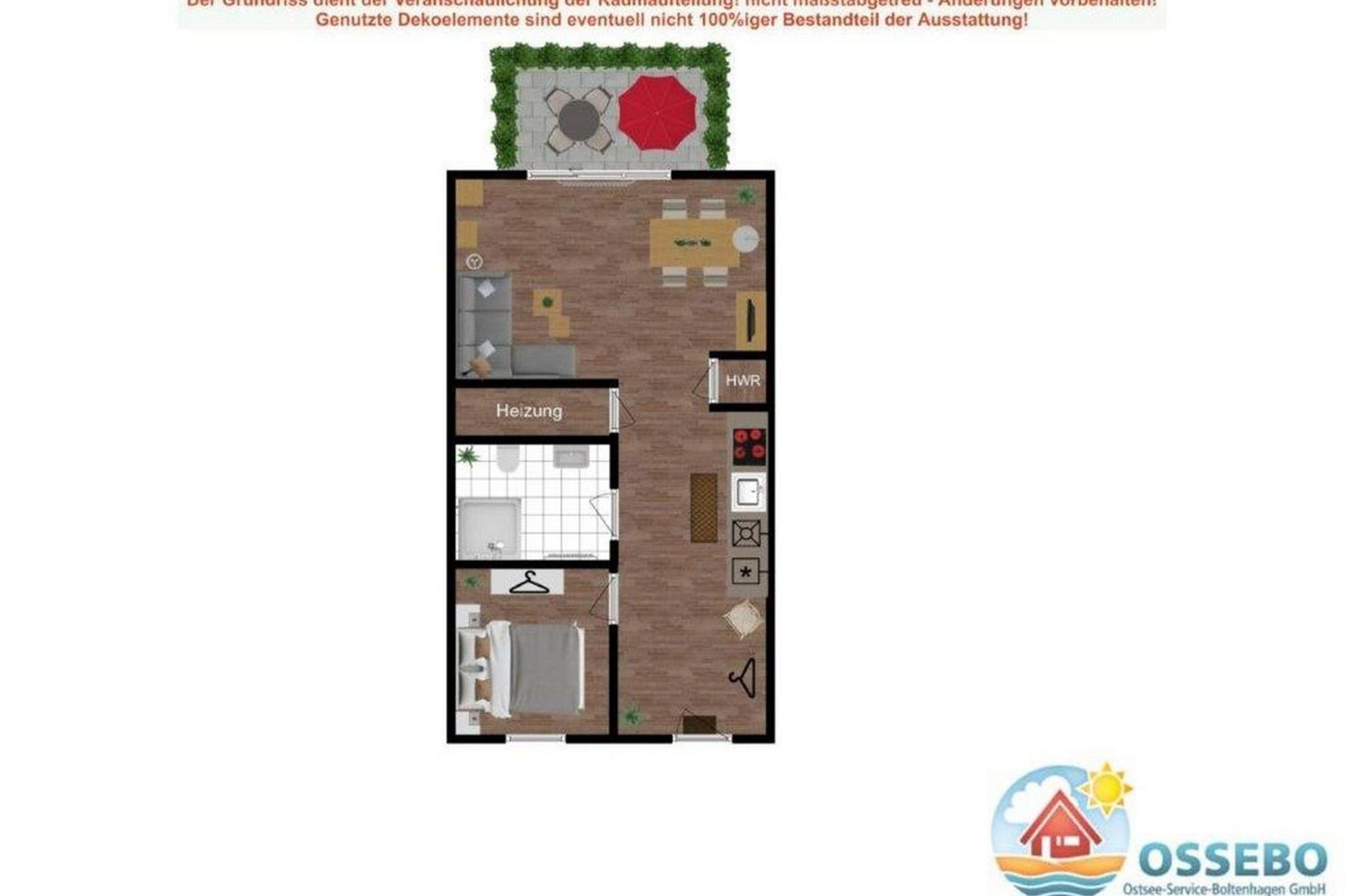 Papillon 8-3 Wohnung Auszeit