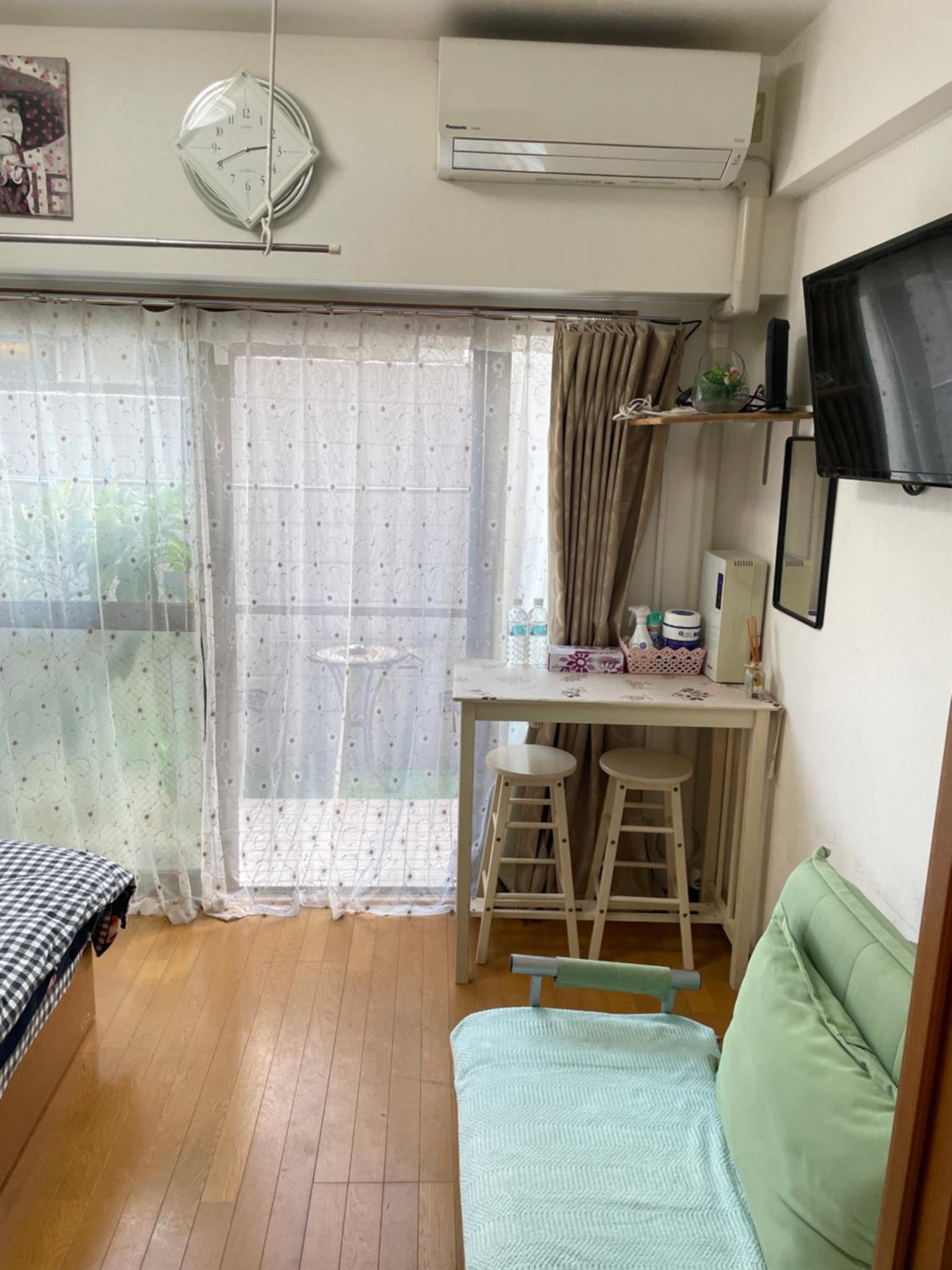 桜の宿28 square meter king size bed with sofa bed, garden room102