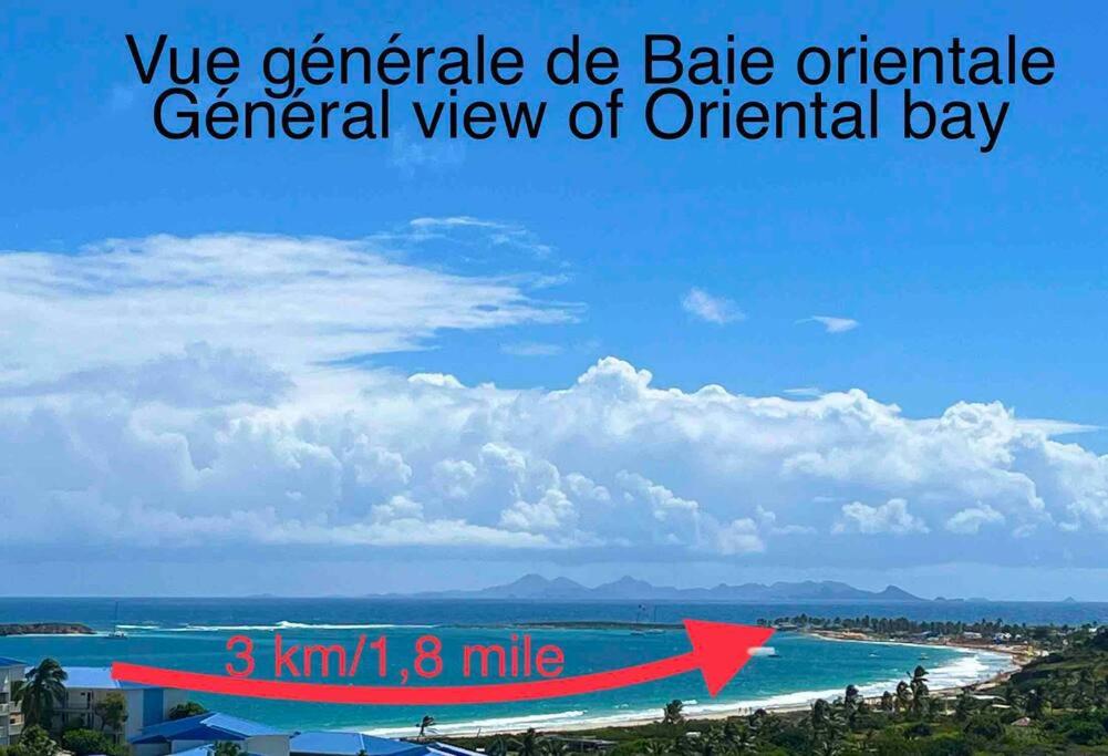 Mont Vernon Secret Magnifique studio sur la plage avec piscine Orient Bay