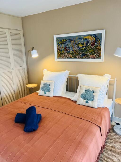 Mont Vernon Secret Magnifique studio sur la plage avec piscine Orient Bay