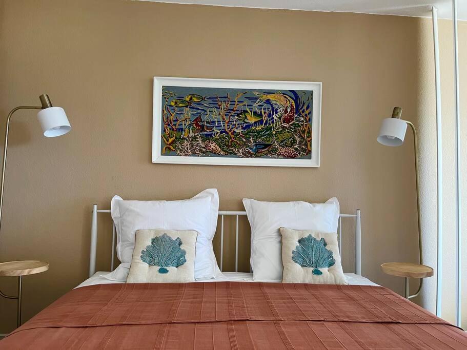Mont Vernon Secret Magnifique studio sur la plage avec piscine Orient Bay