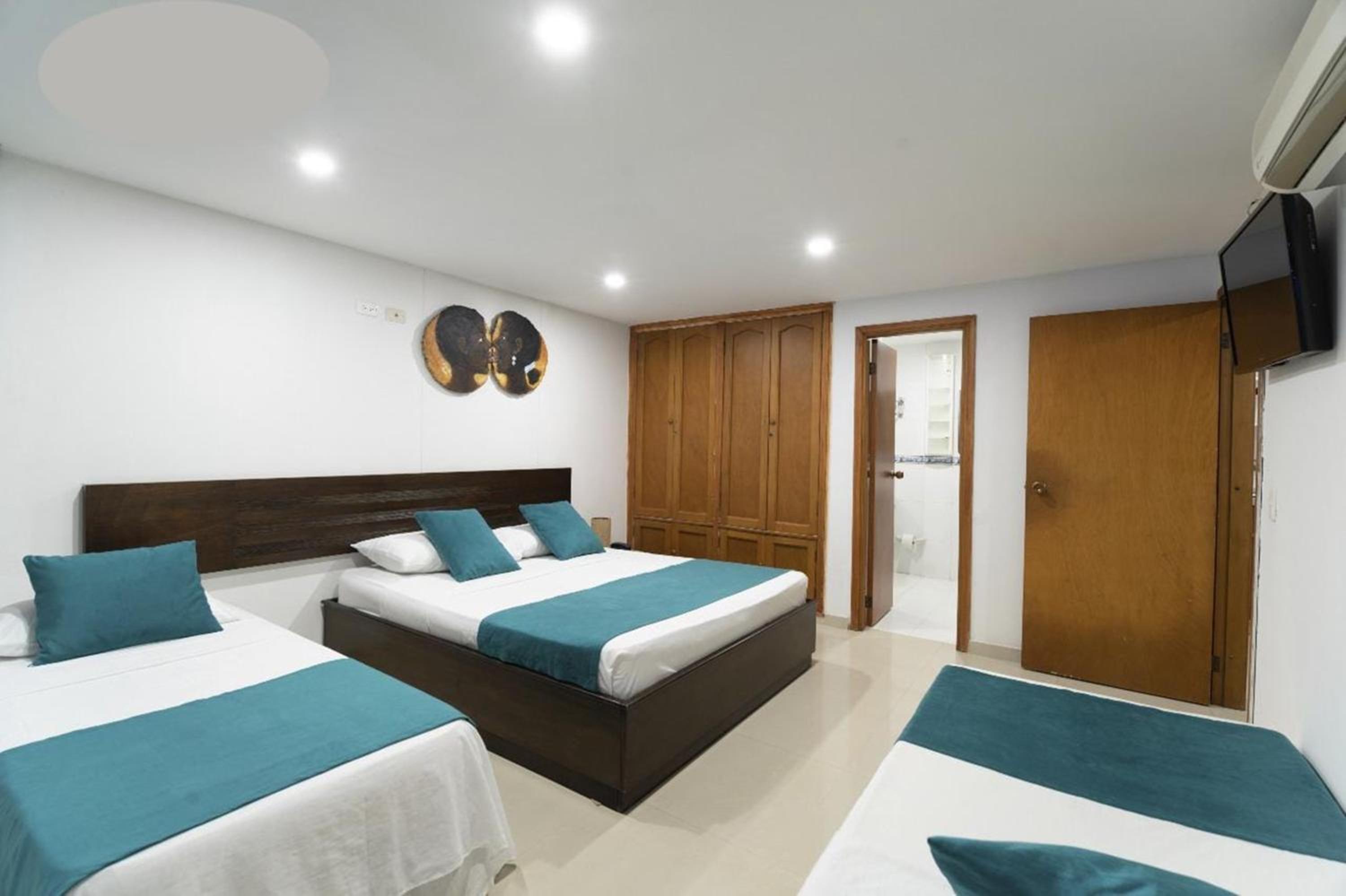 AL-1C APARTAMENTO DE 1 ALCOBA CERCA AL MAR AIRE ACONDICIONADO WIFi Y PISCINA