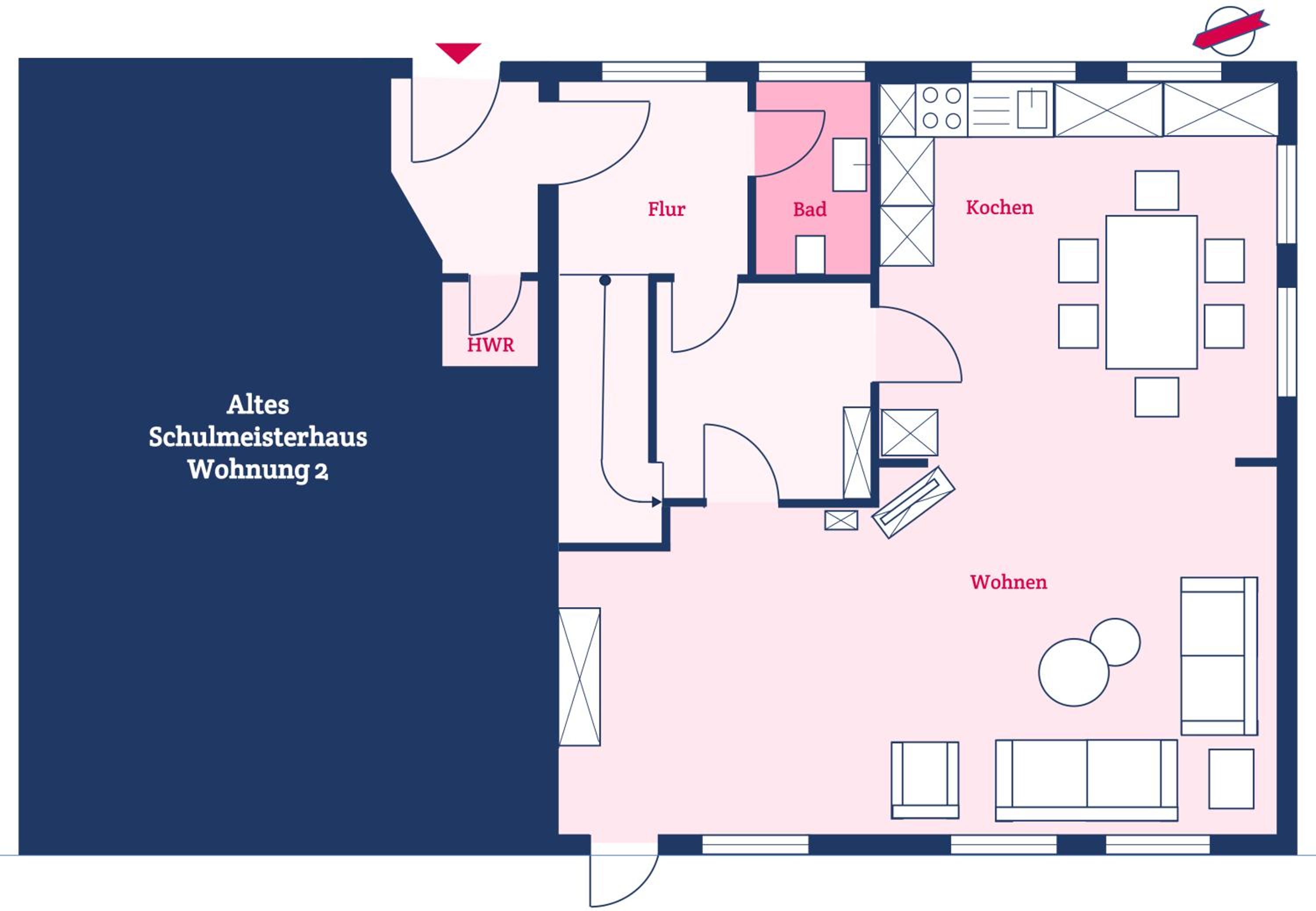 Altes Schulmeisterhaus Wohnung 1