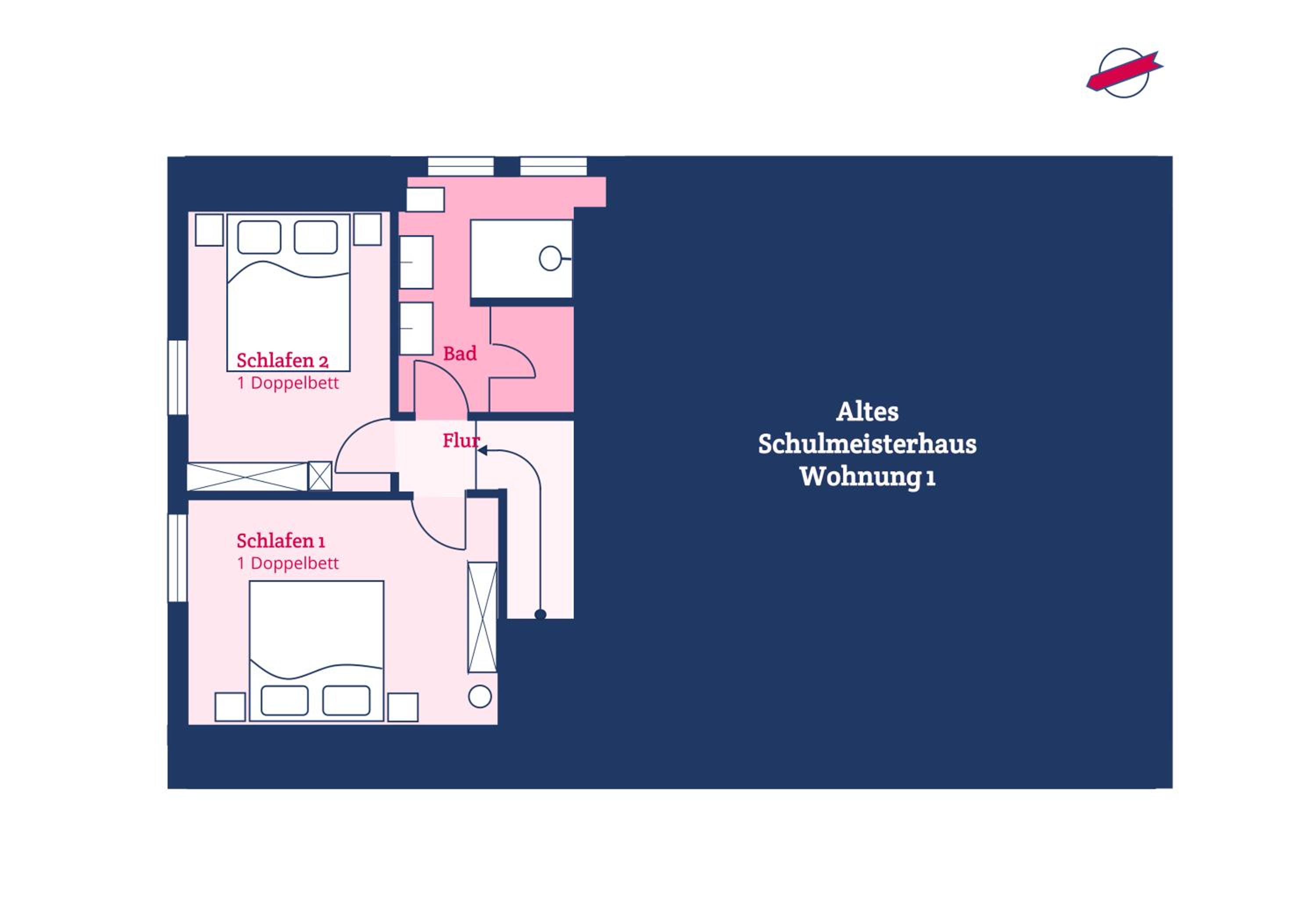 Altes Schulmeisterhaus Wohnung 2