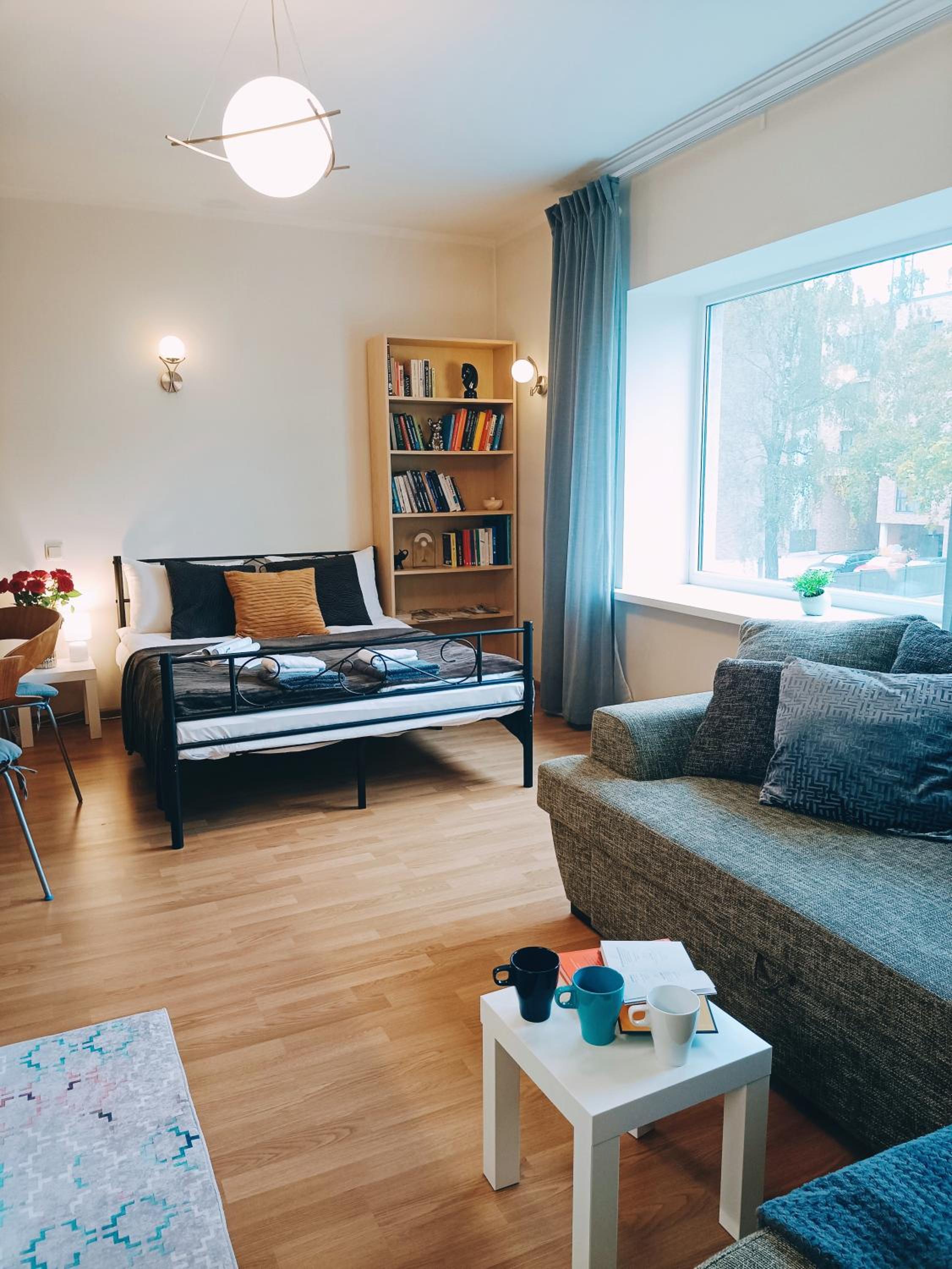 Homey Nest in Riga Midtown center, up to 4 guests, Steps from the Park, FREE parking view 3