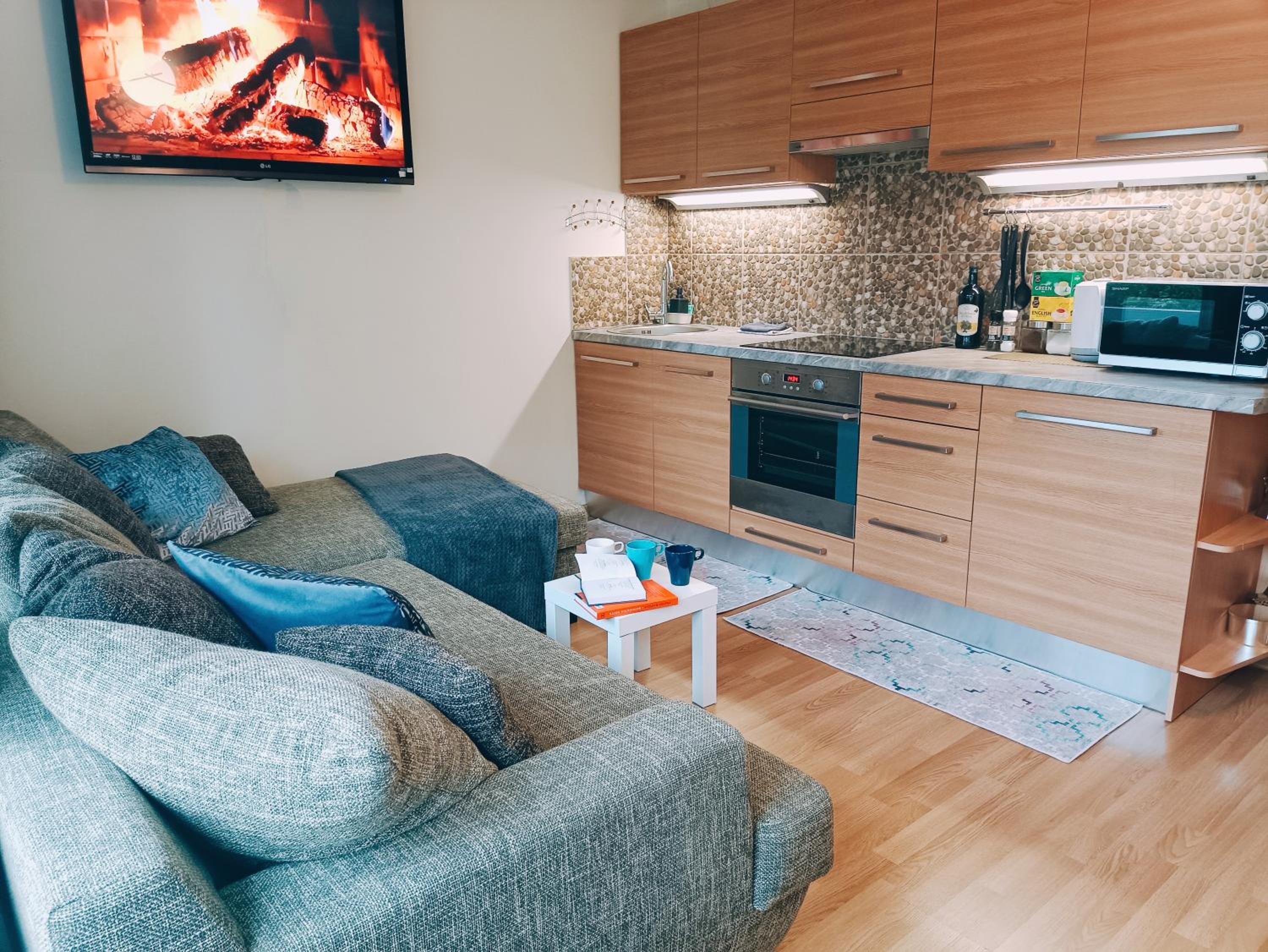 Homey Nest in Riga Midtown center, up to 4 guests, Steps from the Park, FREE parking view 5
