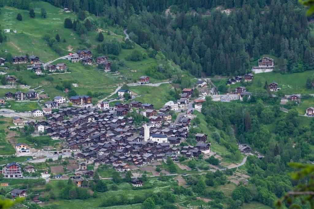 Moderne 2-Zimmer-Wohnung in Albinen mit Aussicht