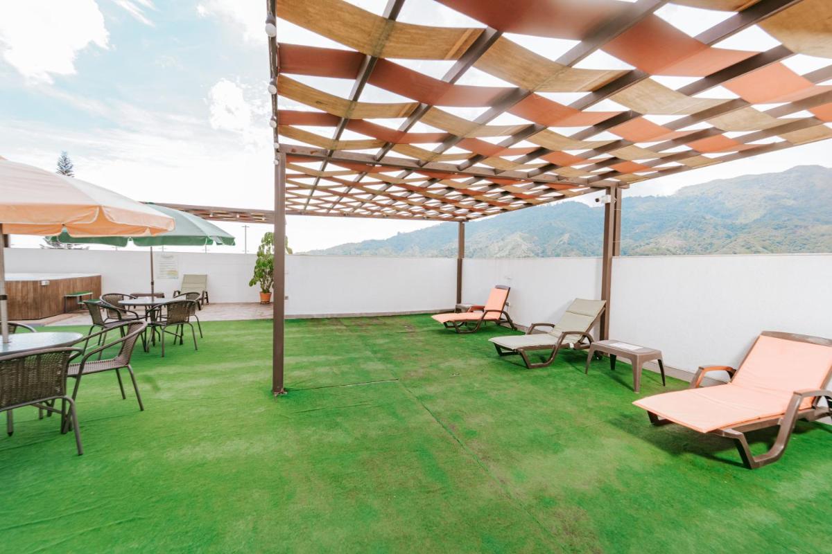 outdoor BBQ area