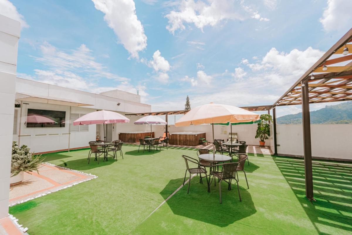 outdoor BBQ area