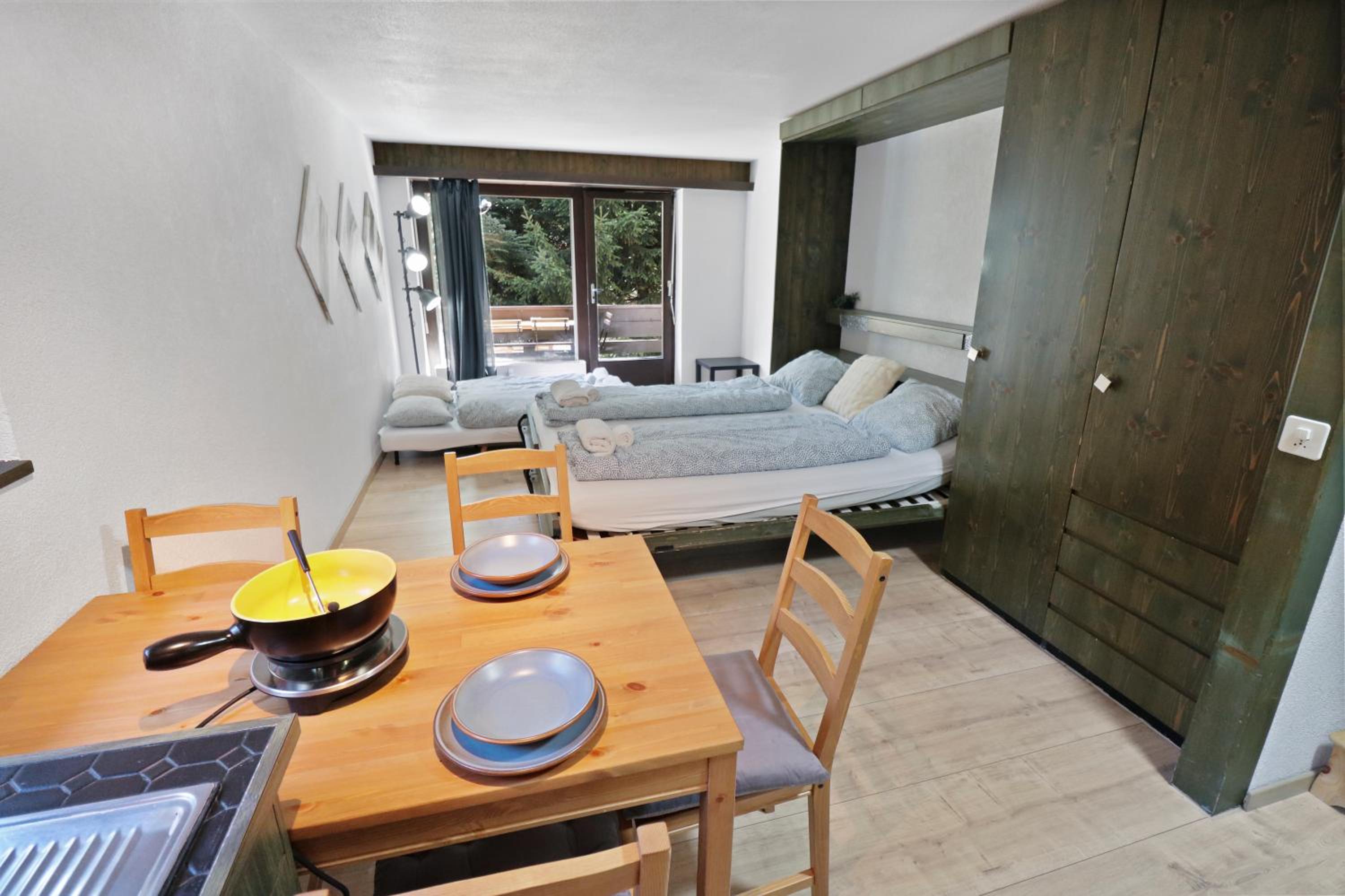 Studio rénové à côté des pistes