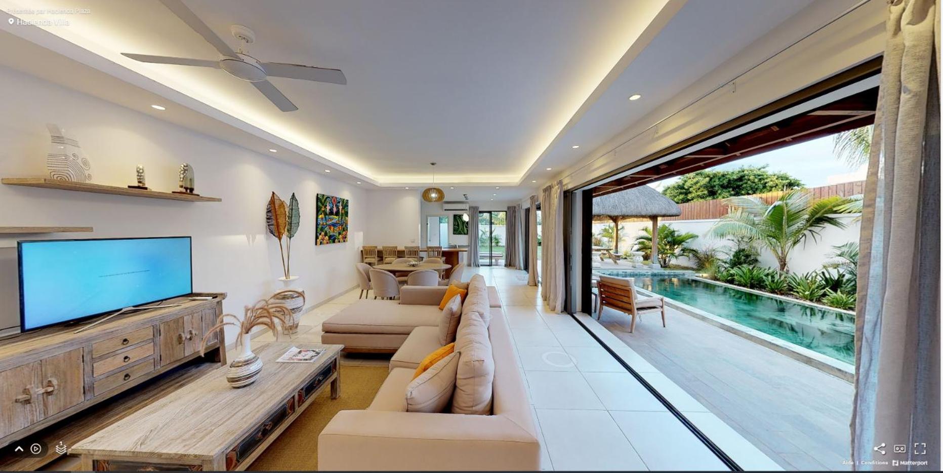 Villa 7 HACIENDA Luxueuse & Exotique Piscine Privée PEYREBERE view 3