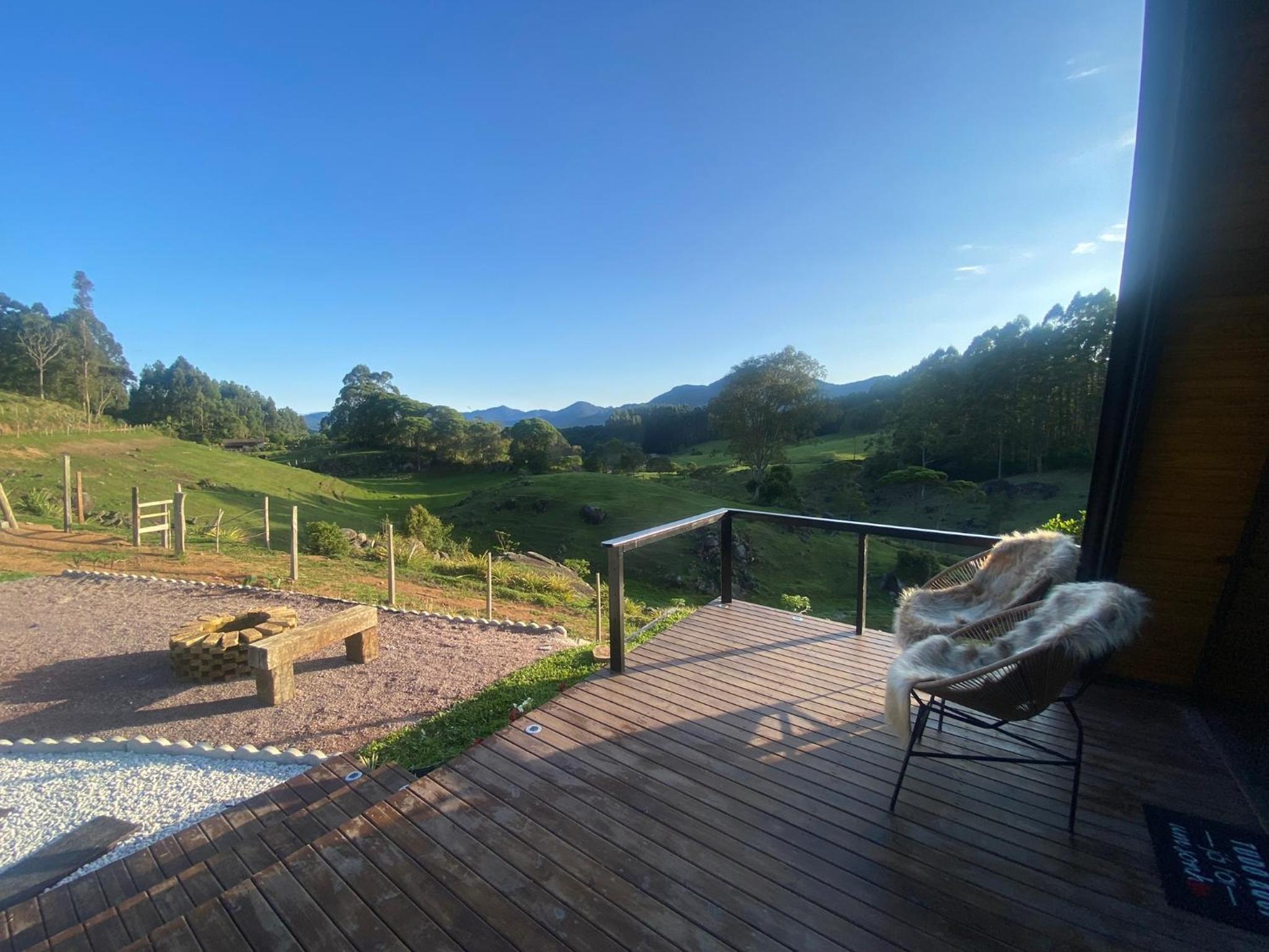 Chalé Miraflores em São Martinho com vista para as montanhas