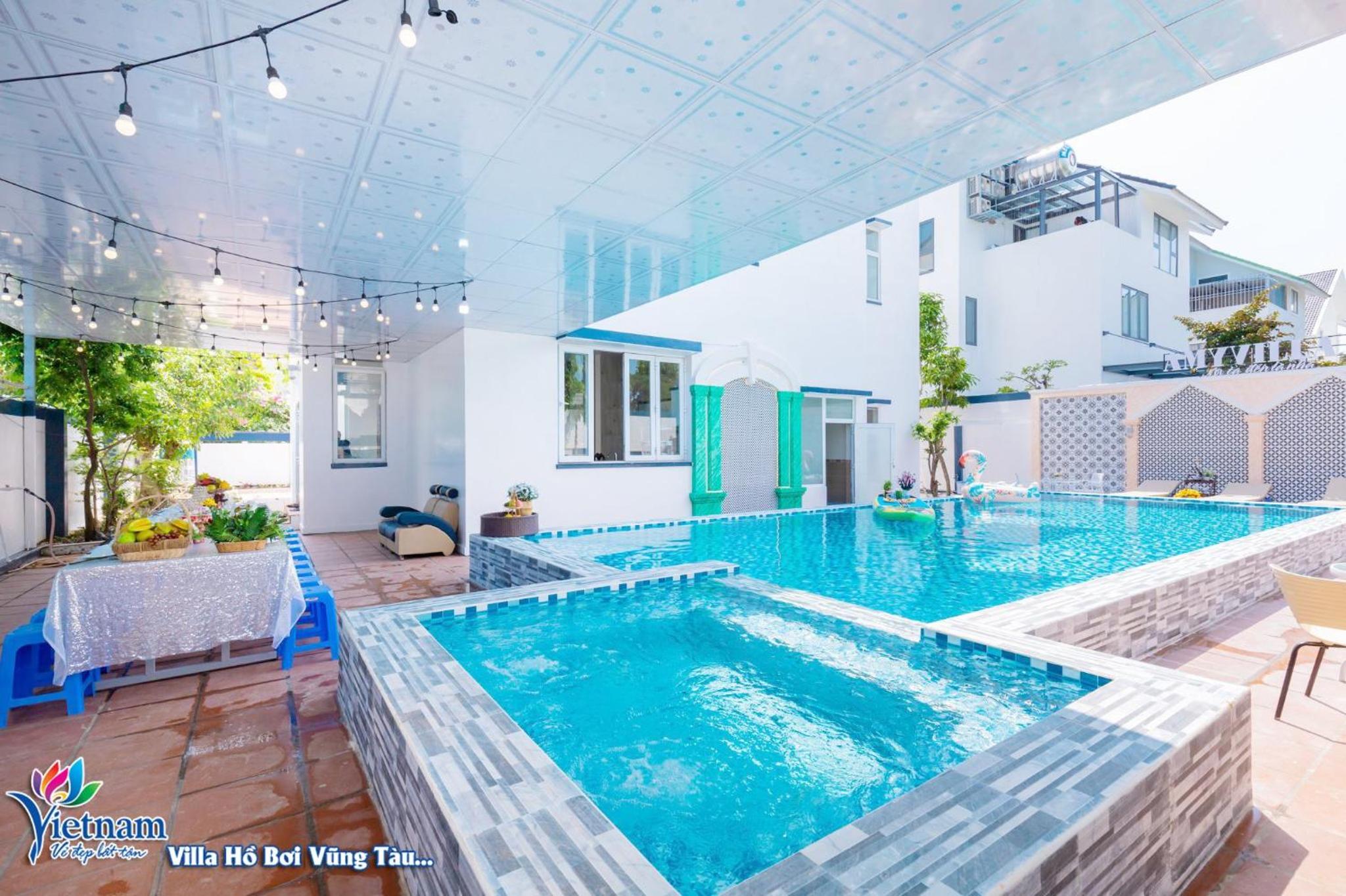 Villa ĐỨC HOÀNG Hồ Bơi LONG CUNG Gần Biển Resort ĐẸP view 3