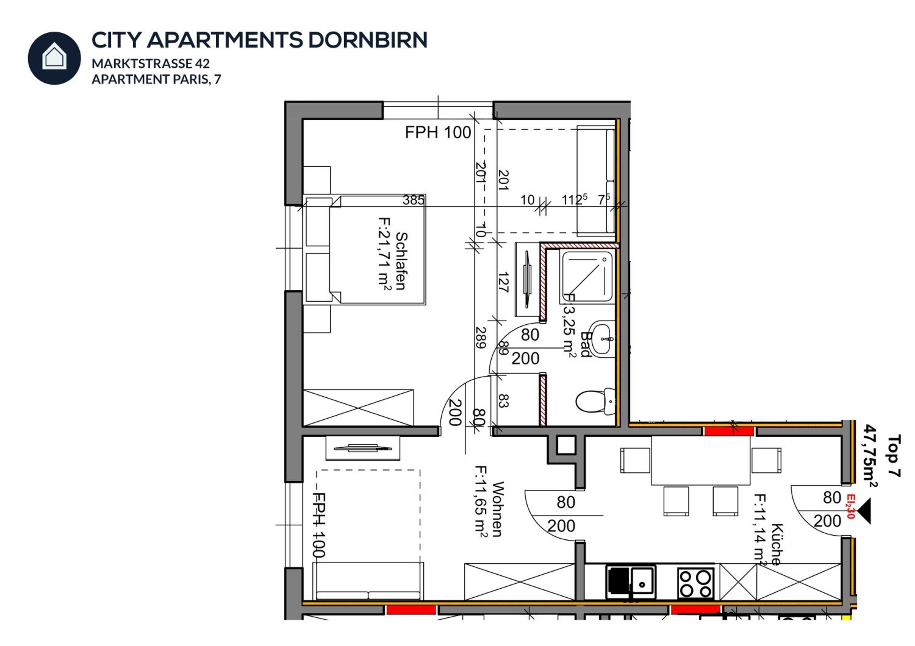 STADTHAUS M42 Dornbirn - Apartment Top 7