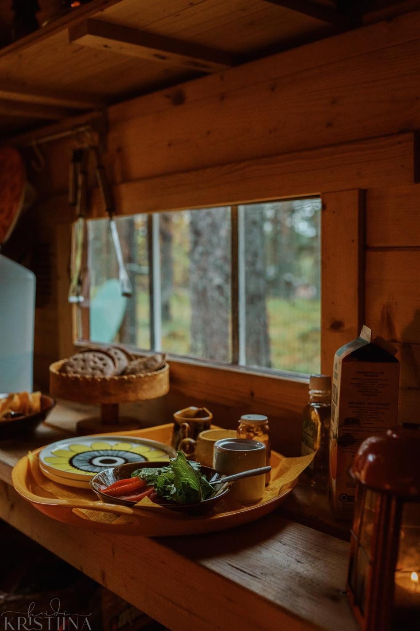Ainutlaatuinen metsämajoitus