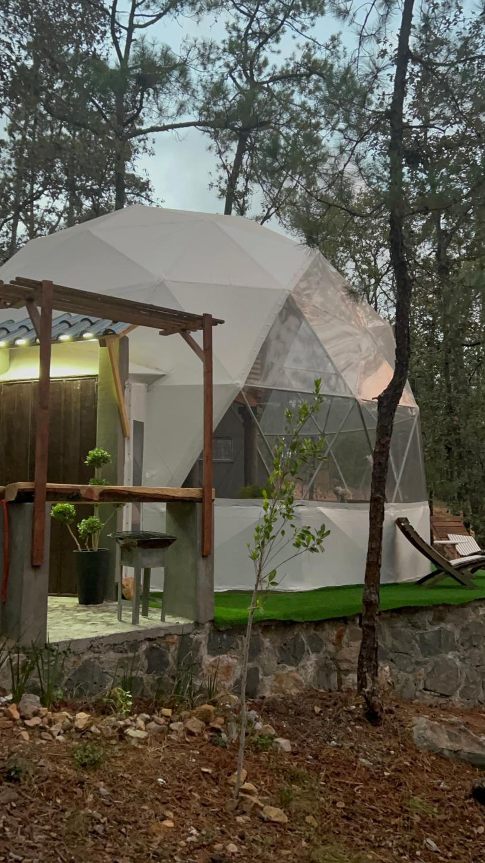 Glamping de lujo en Huasca
