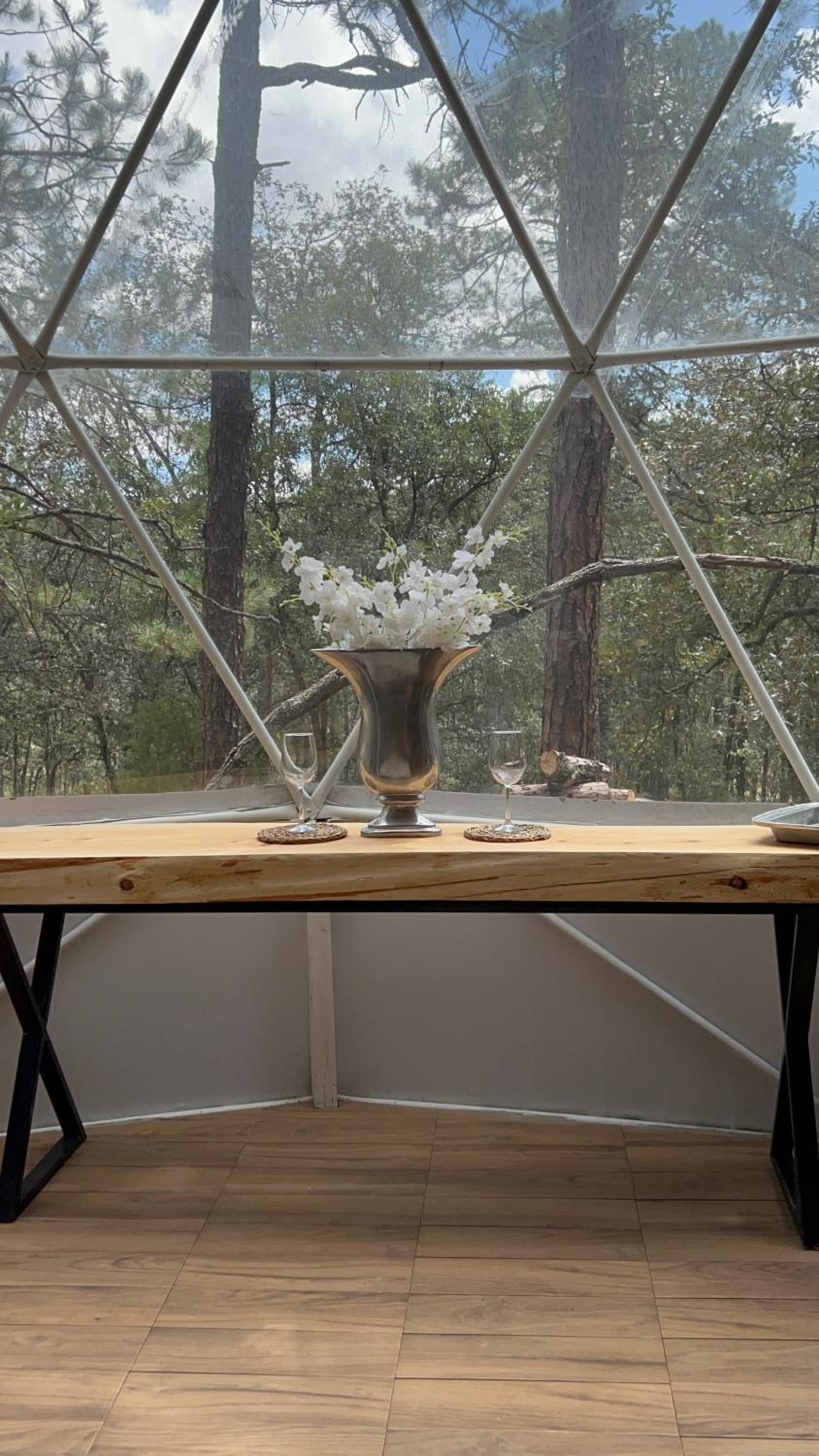 Glamping de lujo en Huasca