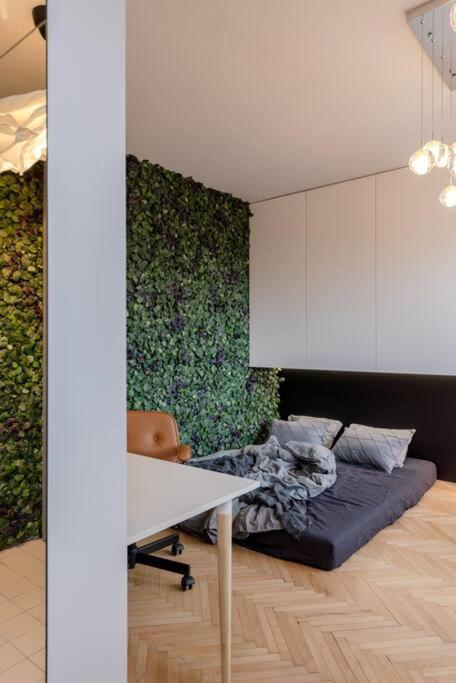 Tranquil designer apartment with 40m2 terrace overlooking Castle of Bratislava