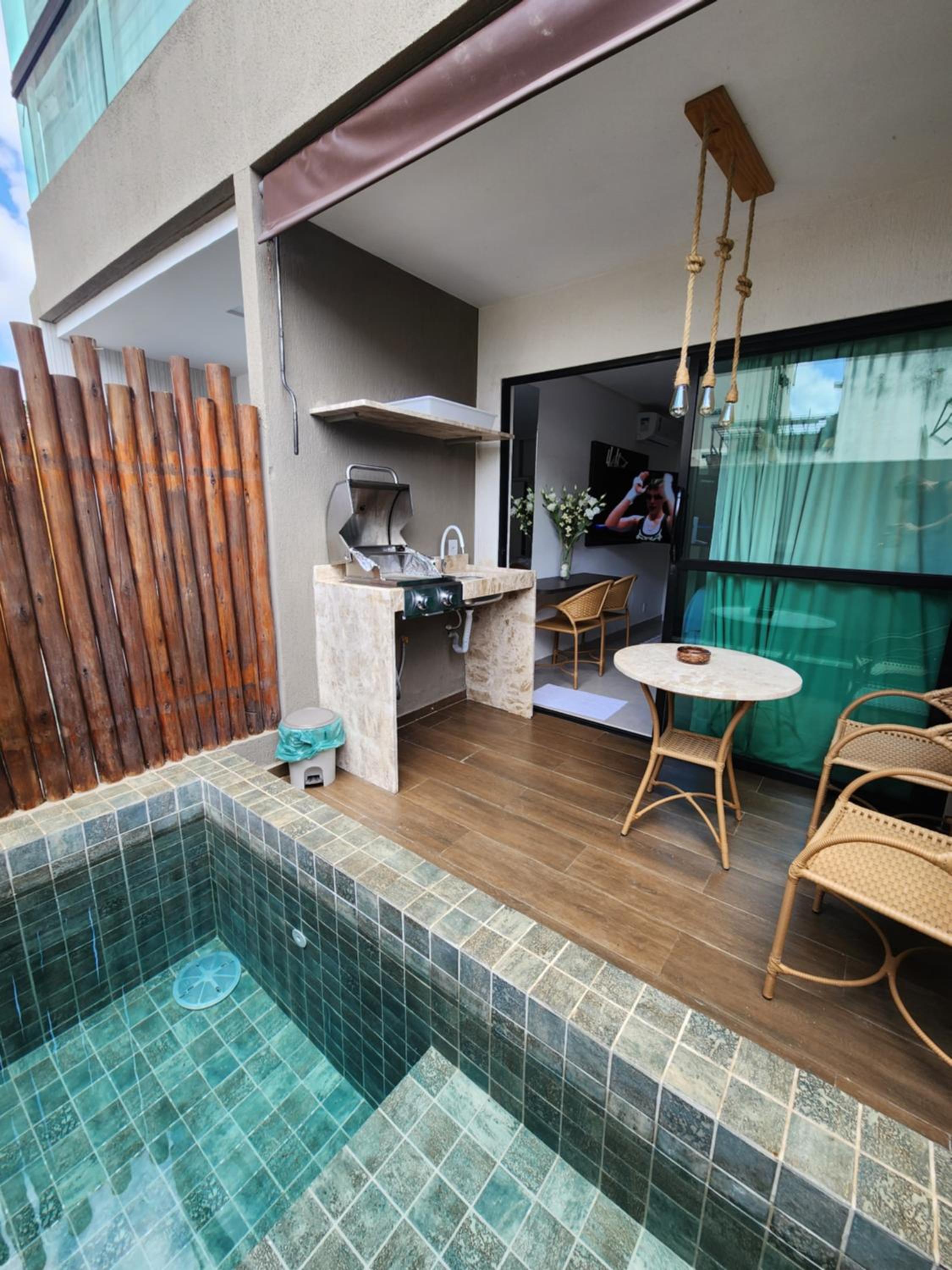 Flat Zero7 Villa Del Porto com piscina privativa - Porto de Galinhas
