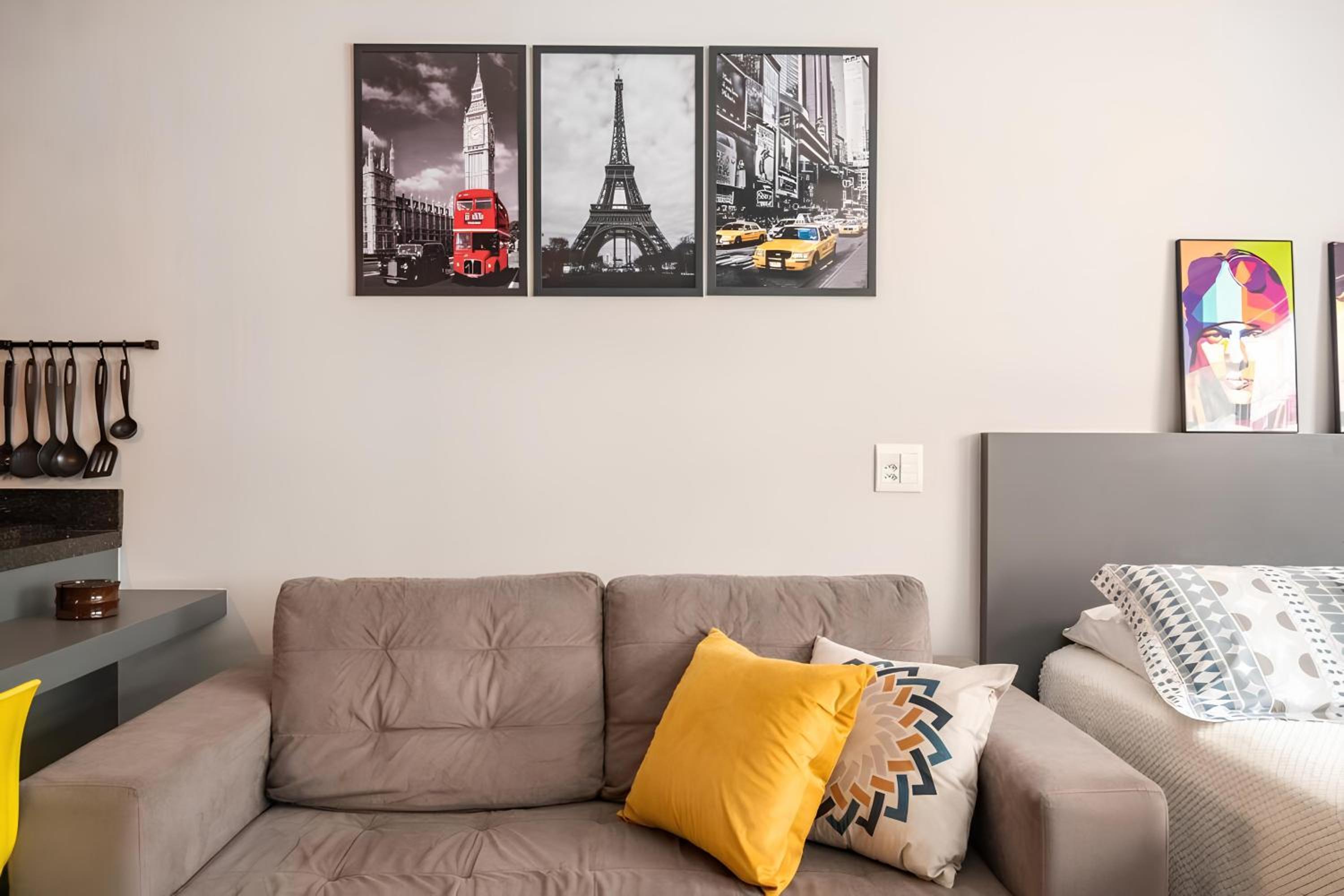 Acolhedor Studio no Batel/Água Verde em frente ao Shopping Curitiba