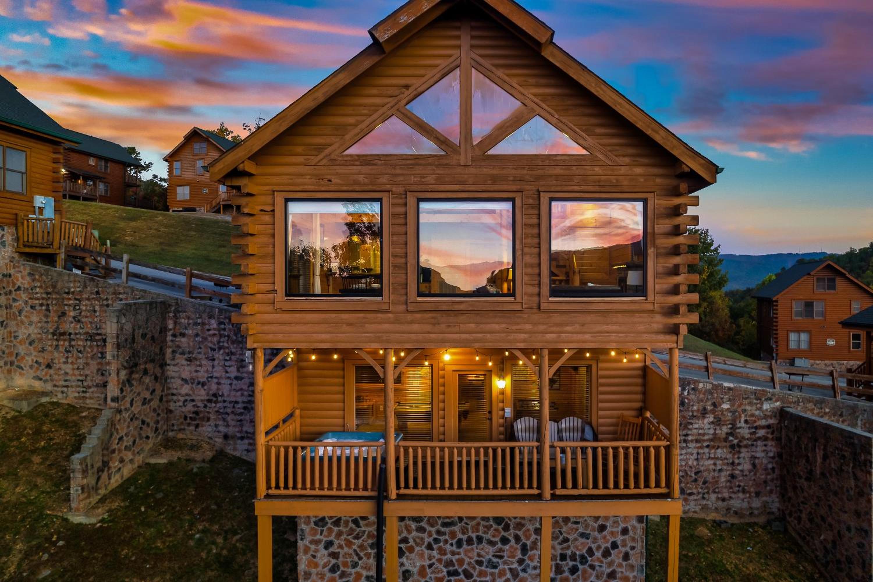 Epic Mountain Views, Hot Tub, Game Room, Sleeps 10 view 3