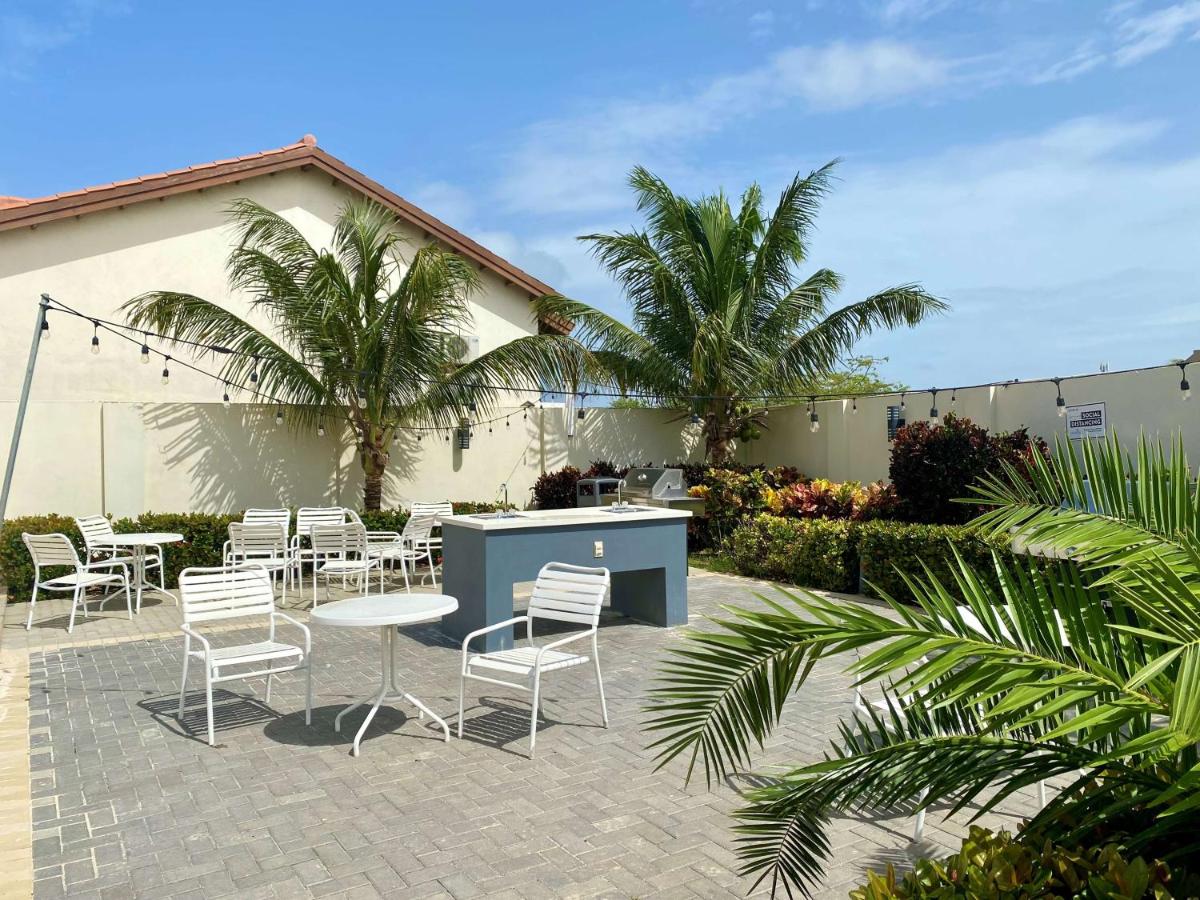 outdoor BBQ area