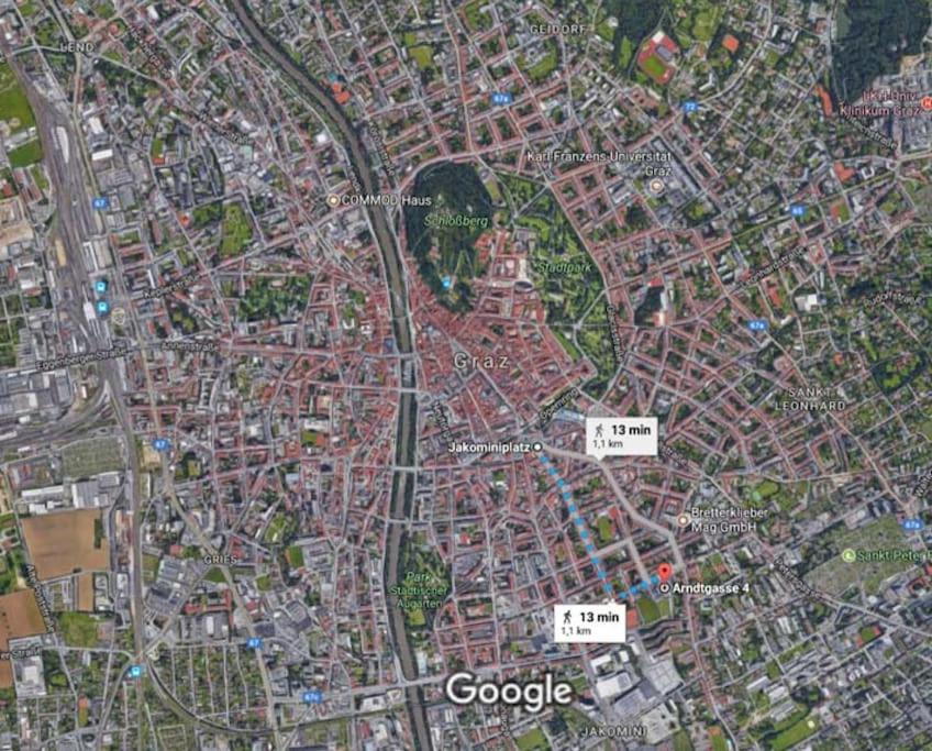 studio13 central and cozy apartment Graz