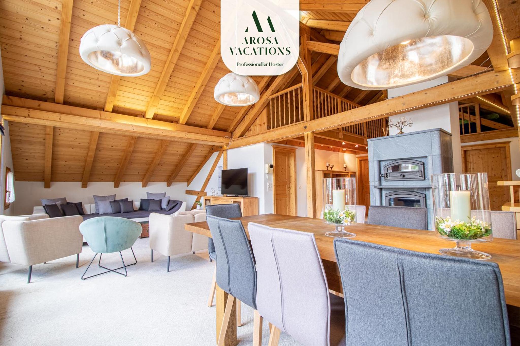 Penthouse im Haus Padrun -Weisshornbahn-Arosa Zentrum-Top Lage