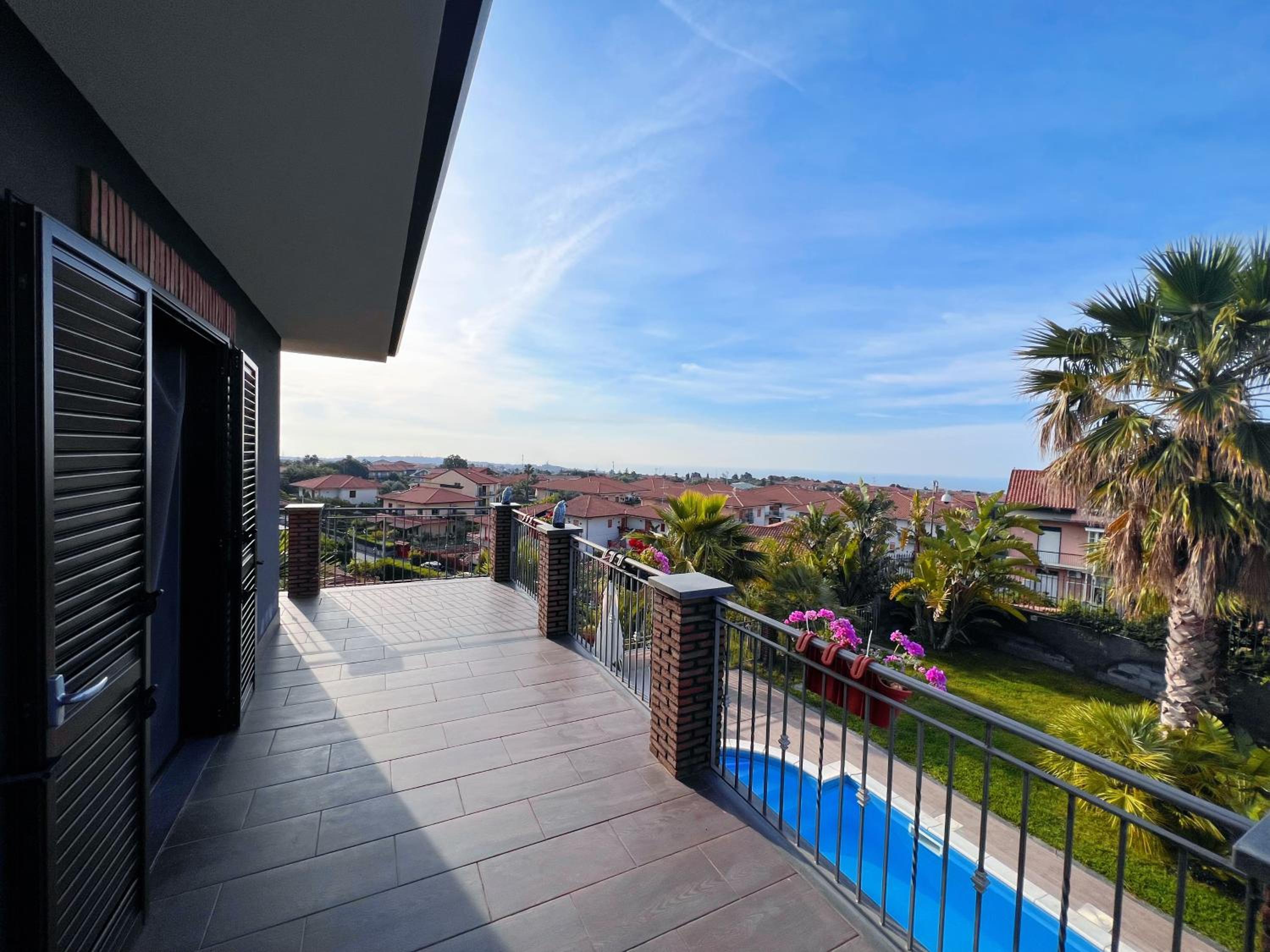 Etna Pool Villa Catania-Sea view