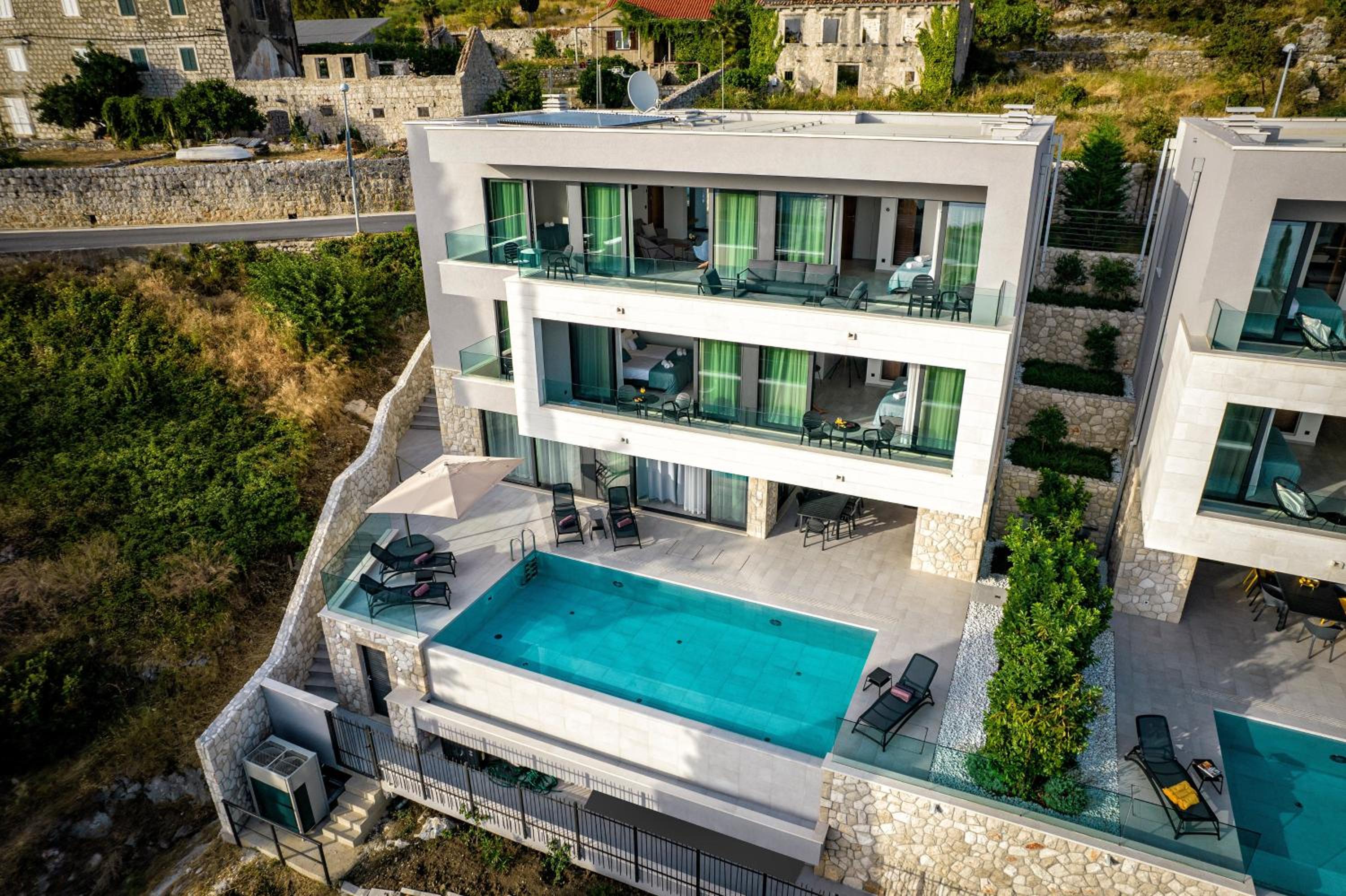 Magnificent Orasac Villa 5 Bedrooms Orasac Splendor Villa Stunning Sea View