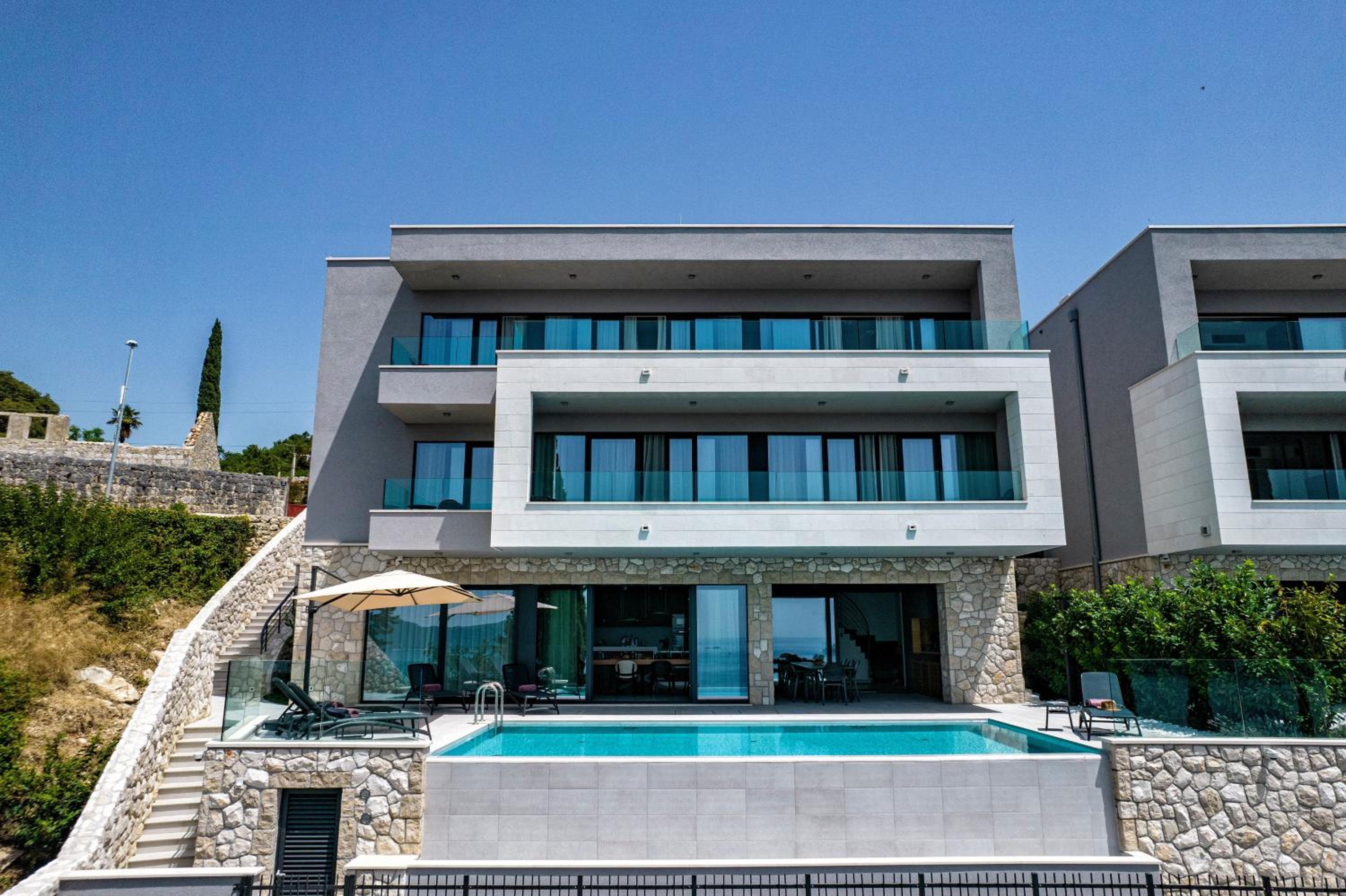 Magnificent Orasac Villa 5 Bedrooms Orasac Splendor Villa Stunning Sea View