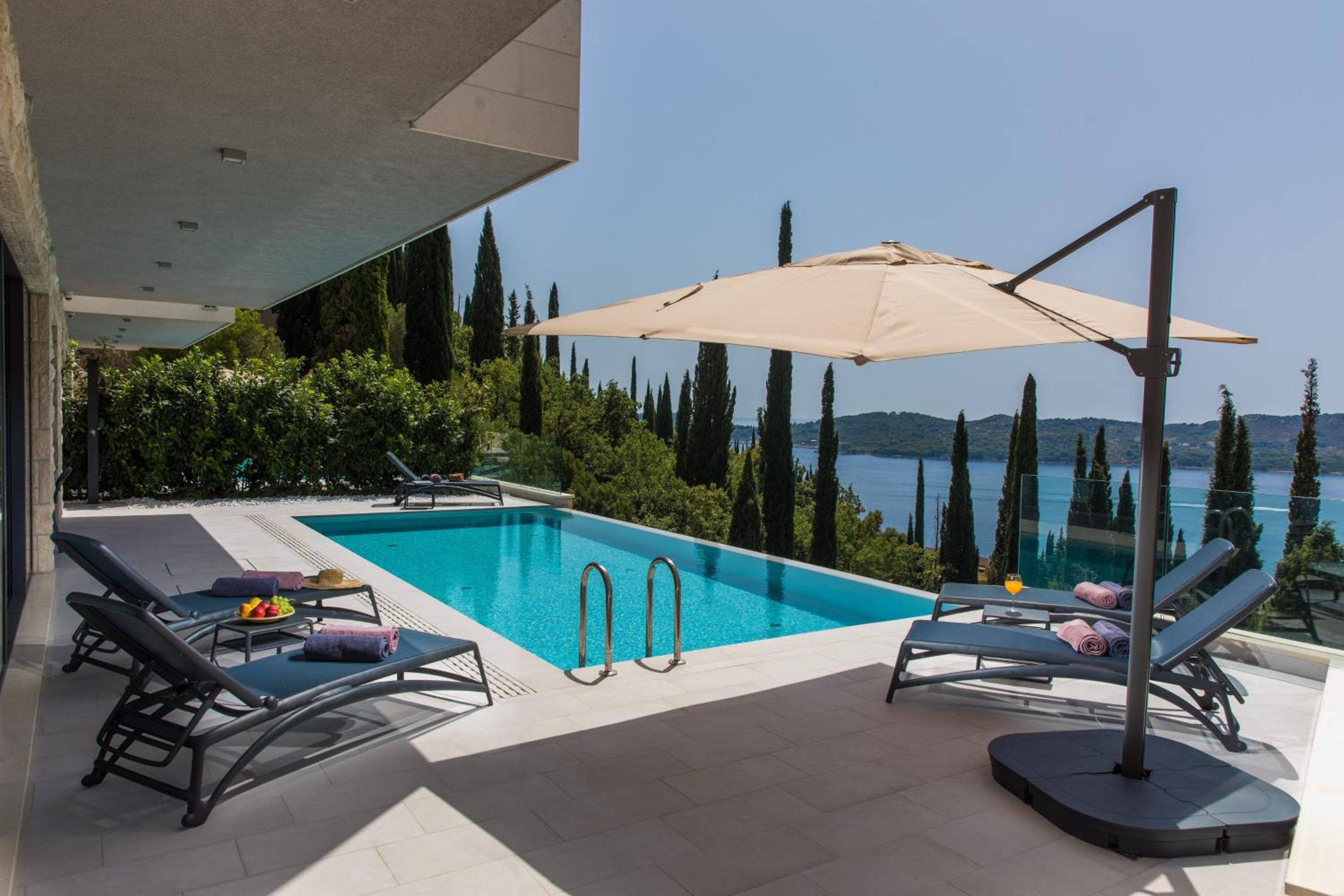 Magnificent Orasac Villa 5 Bedrooms Orasac Splendor Villa Stunning Sea View