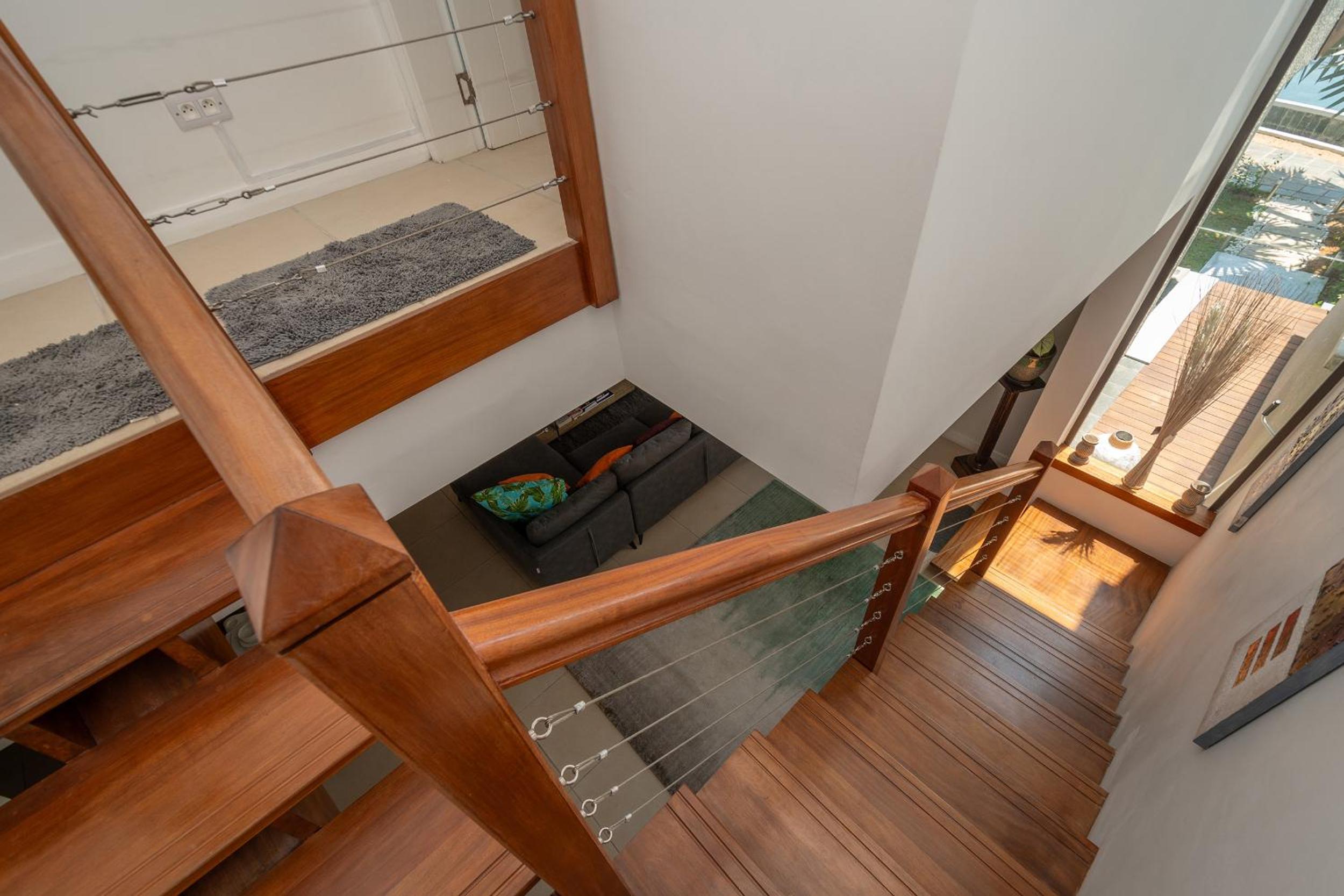 Luxury beachfront duplex, Coin de Mire view / 3Bed